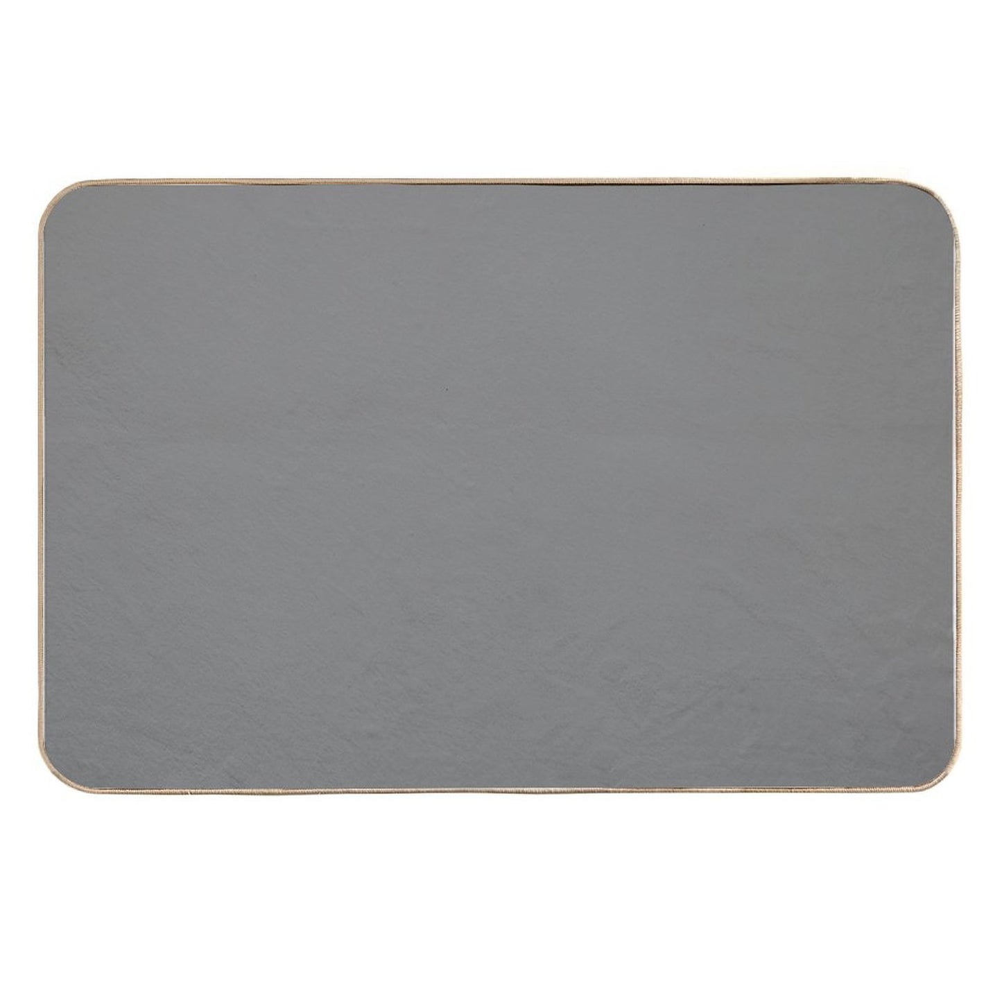 Plain Gray - Grey Versatile Bath Mat