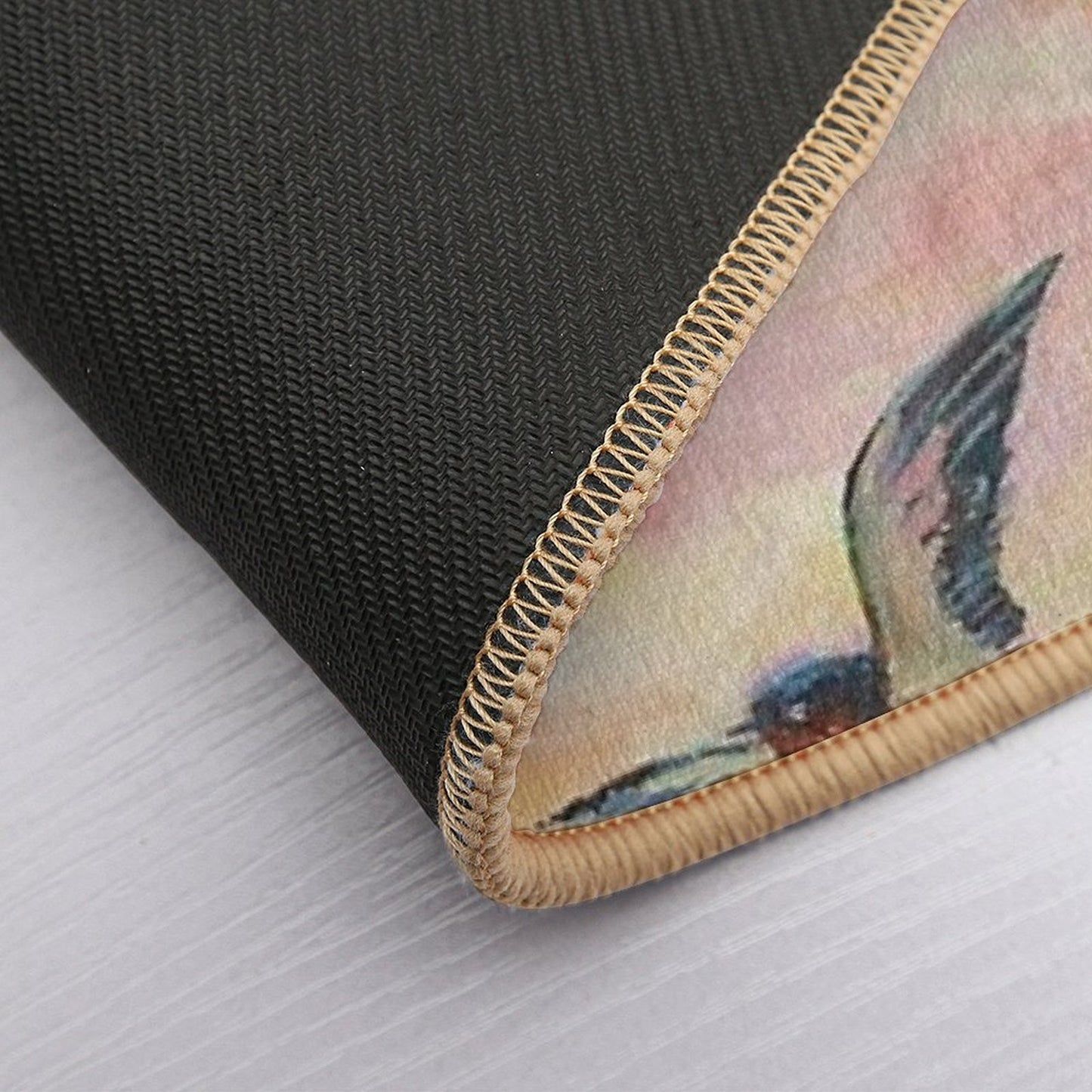 Barn Swallows Acrylic Painting Stain-Proof Bath Mat