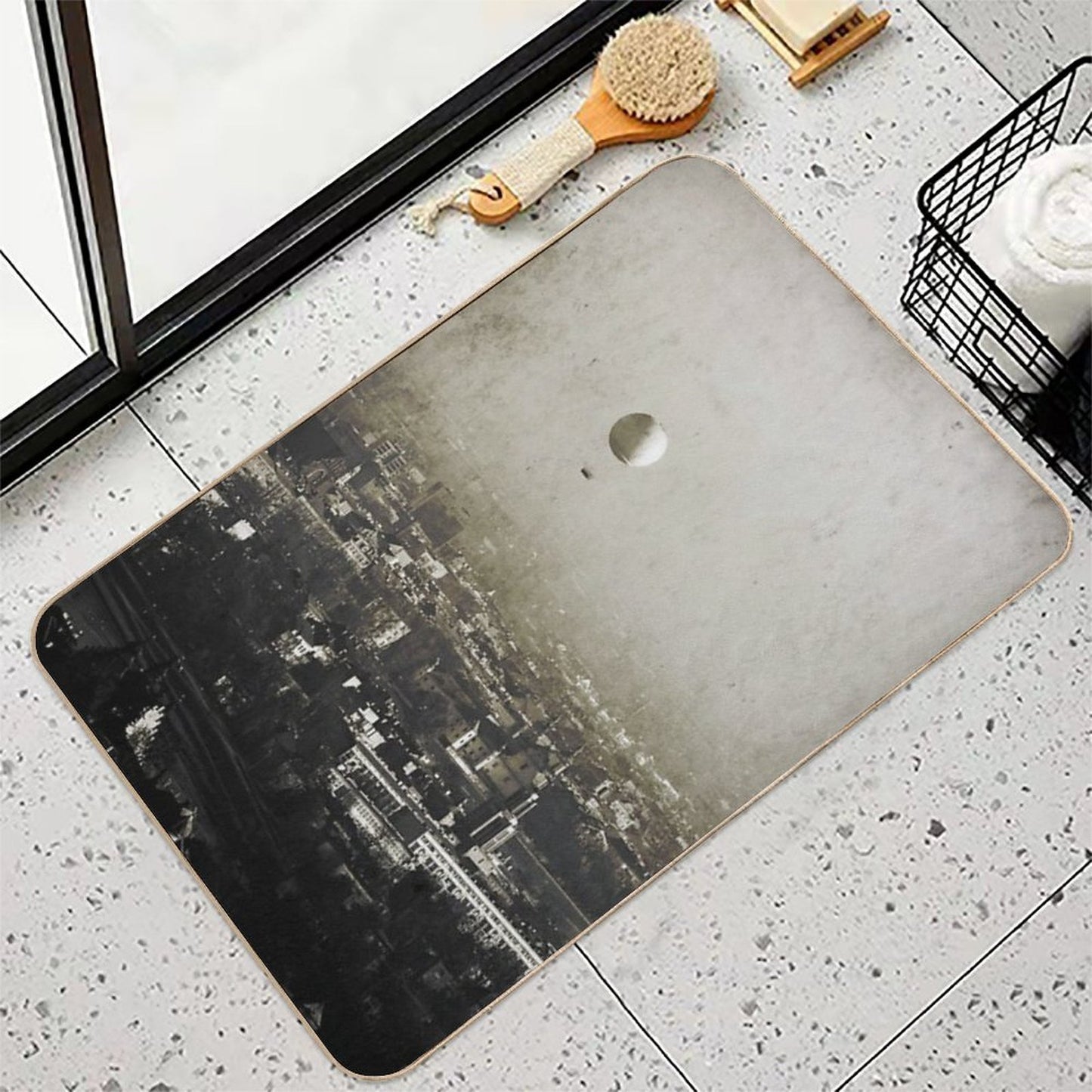 Flying over You Rapid-Drying Bath Mat