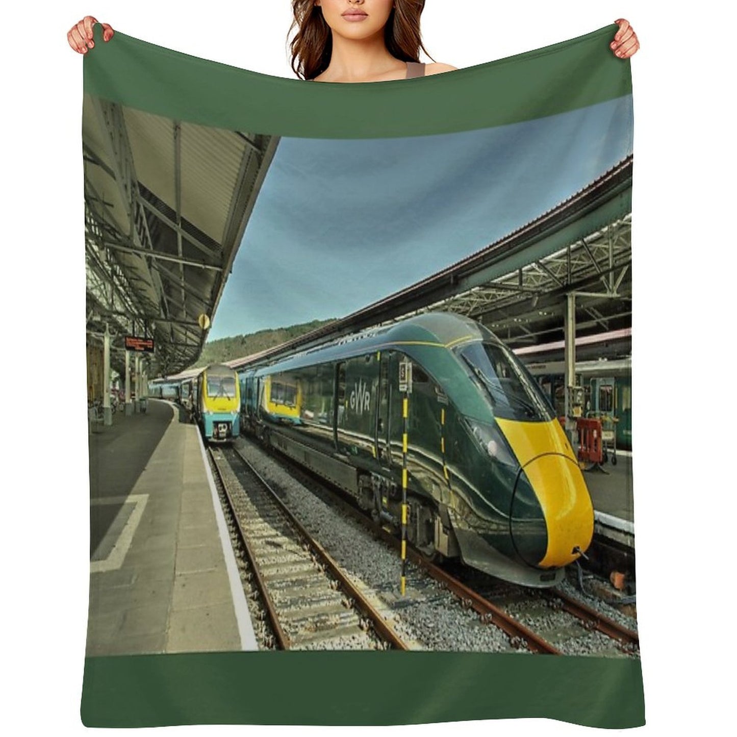 Swansea IET Velvety-soft Throw Blanket