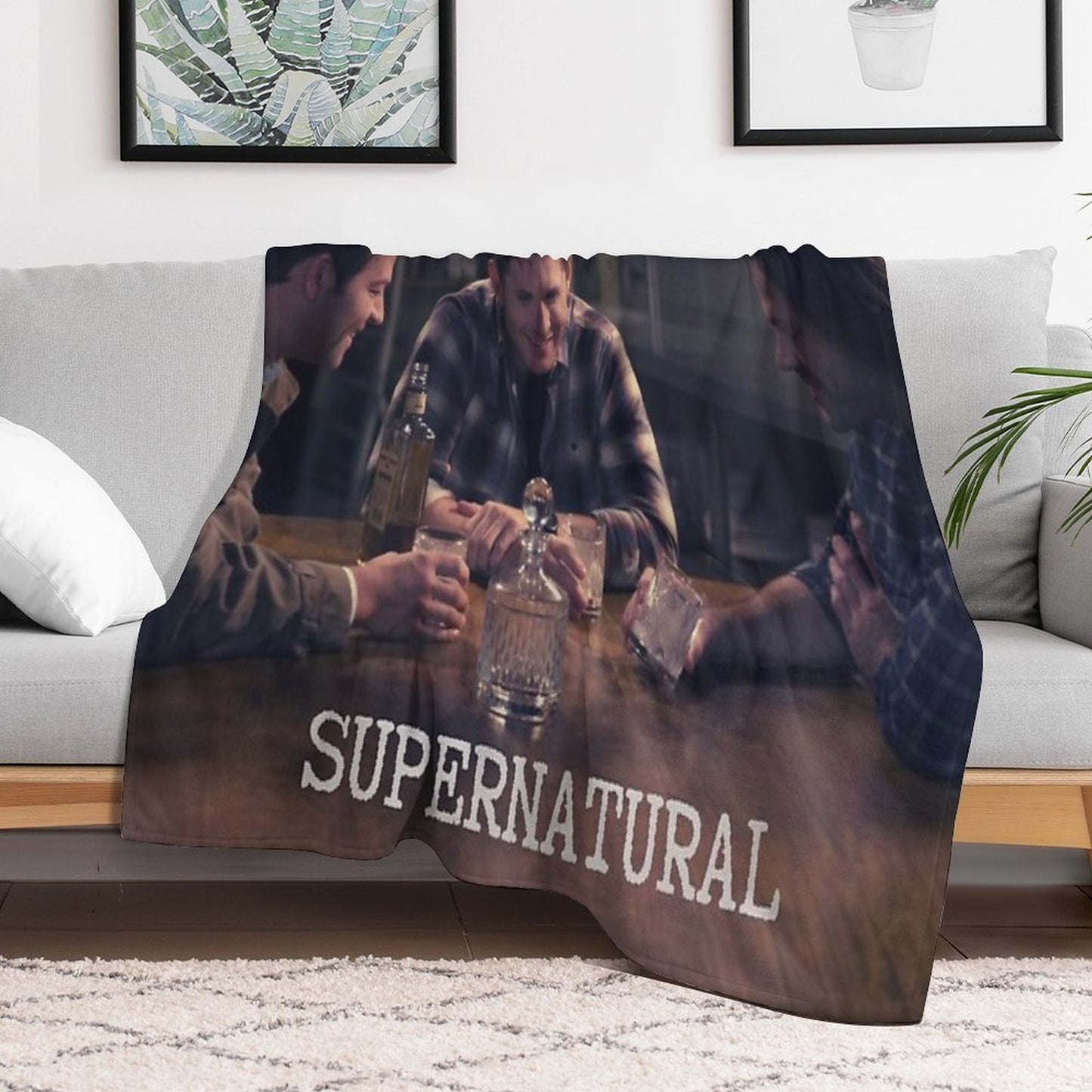 Supernatural Wrinkle-free Throw Blanket