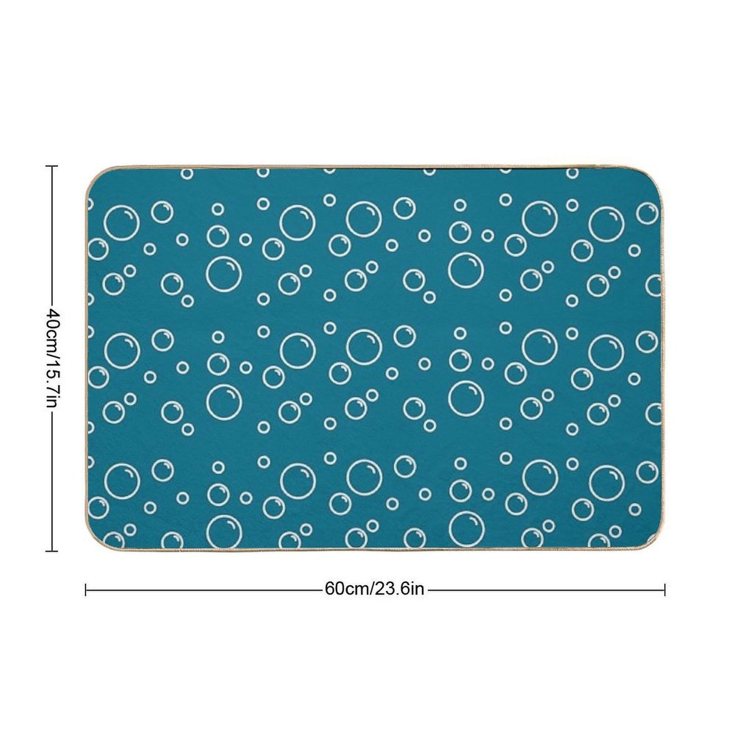 Bubble World Non-Slip Bath Mat