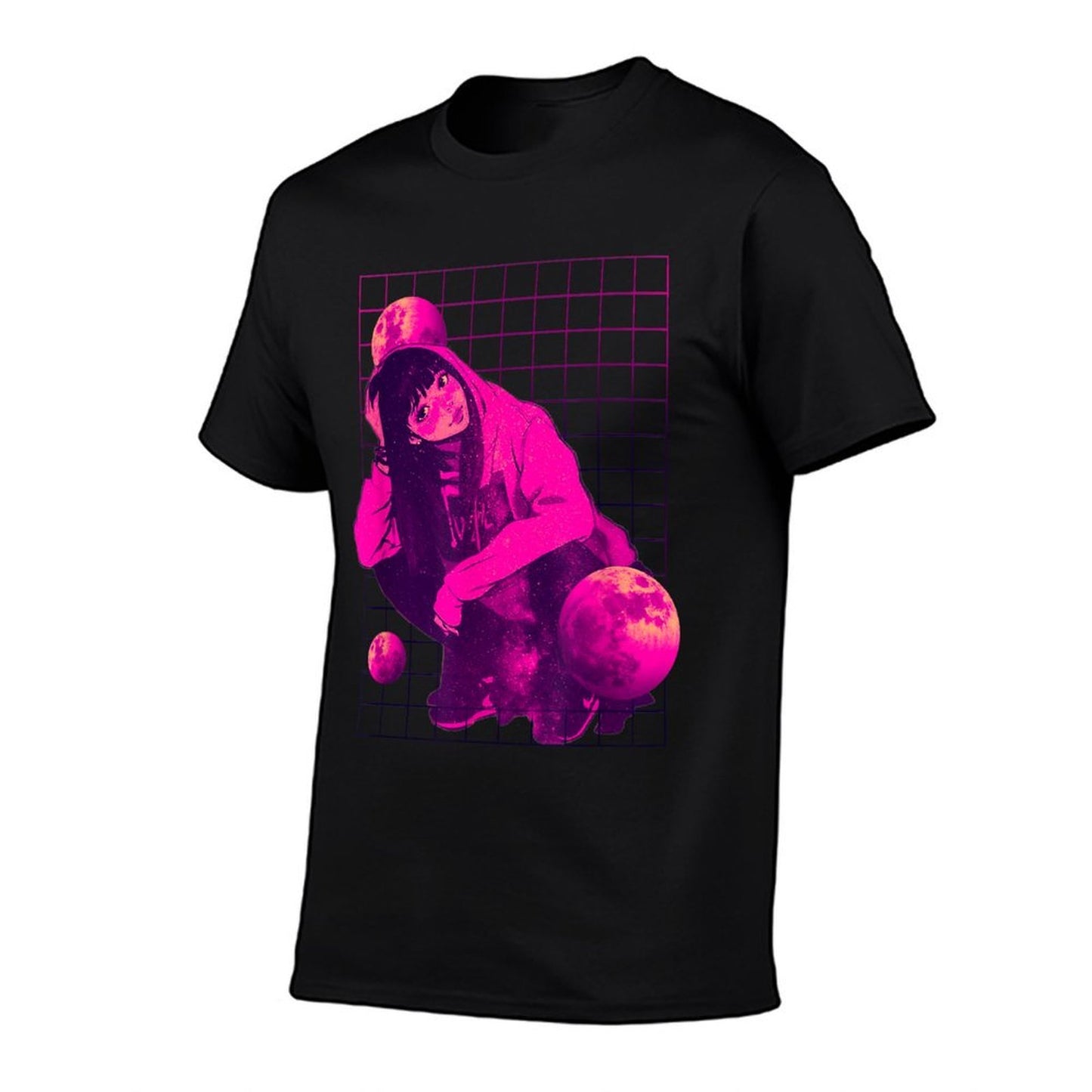 Anime Girl Japanese Aesthetic Anime Otaku Lightweight T-Shirt