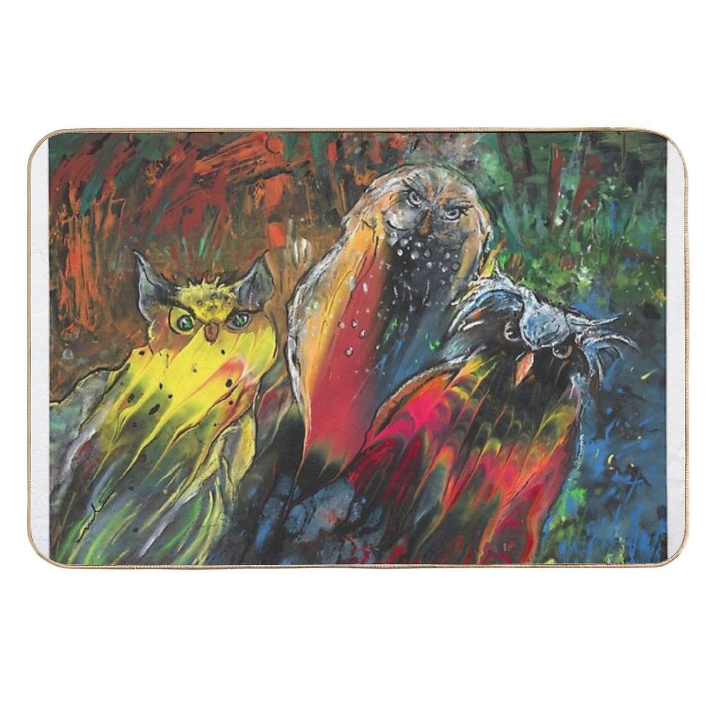 Owls in Cahoot Long-Lasting Bath Mat