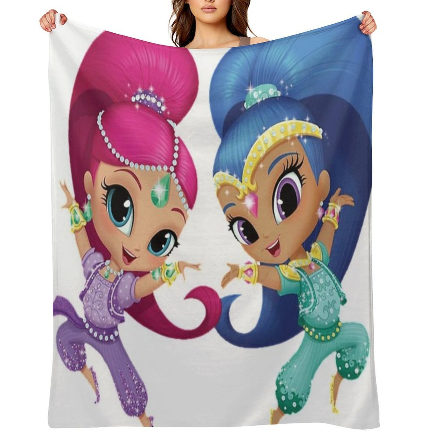 Shimmer And Shine Pillow Lightweight Throw Blanket
