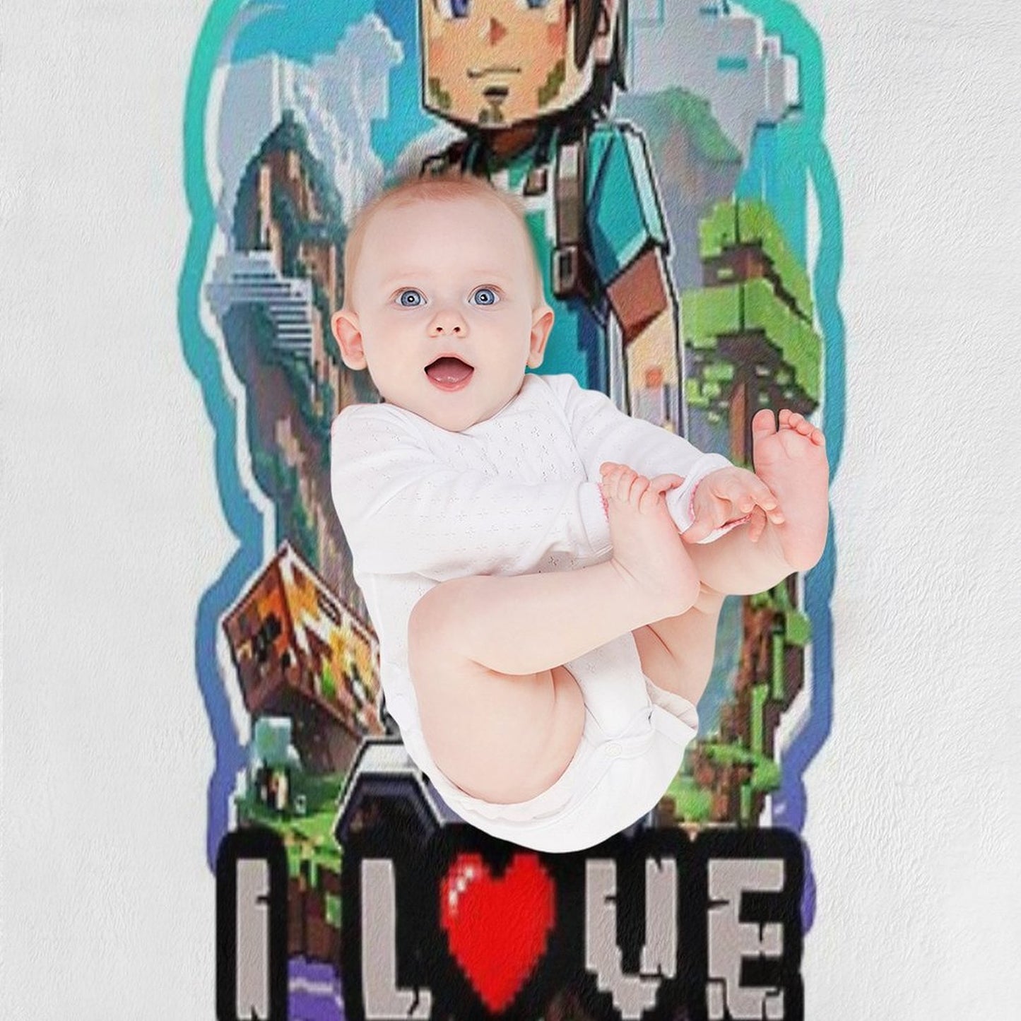 I Love Miners Premium Throw Blanket
