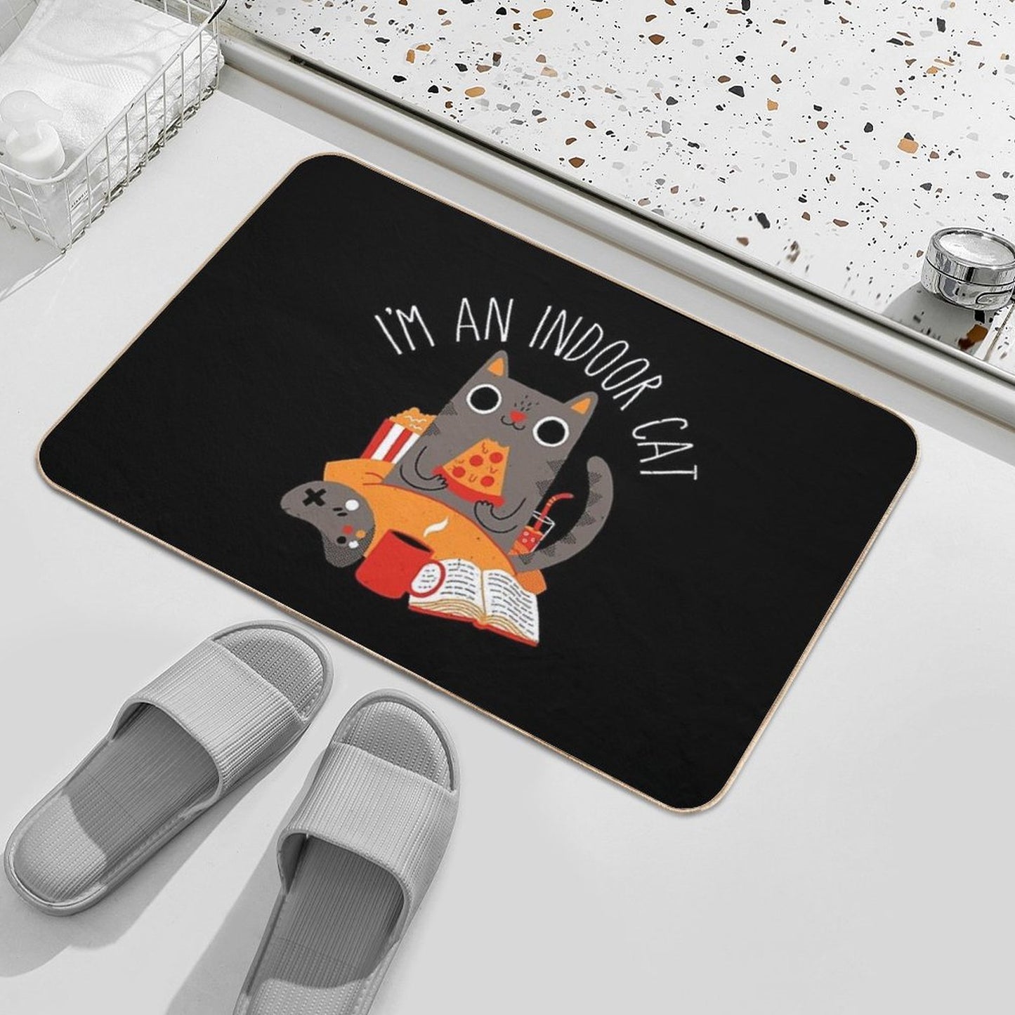 Indoor Cat Odorless Bath Mat