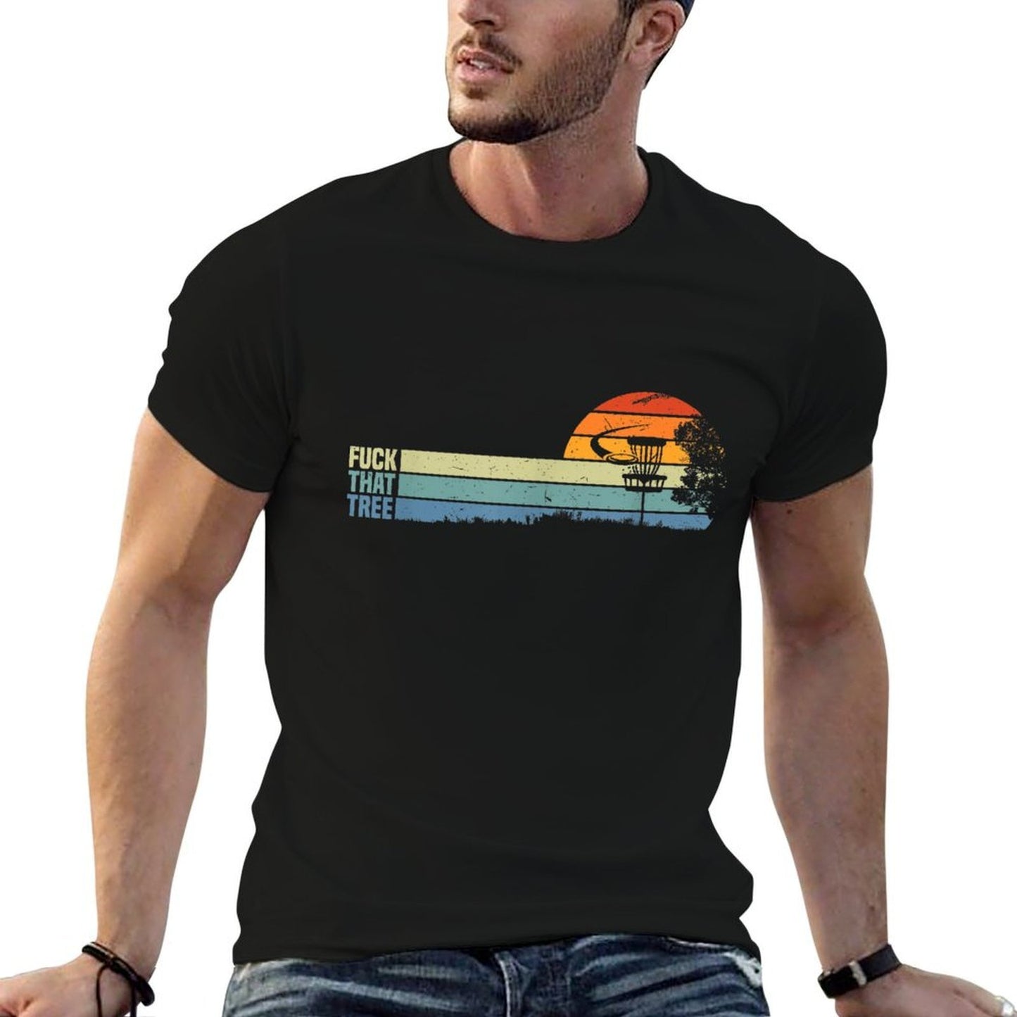 Funny Disc Golf Gift Sport Fuck That Tree For Hobby Players Quick-drying T-Shirt