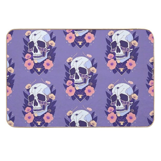 Skull 9  Easy To Clean Bath Mat