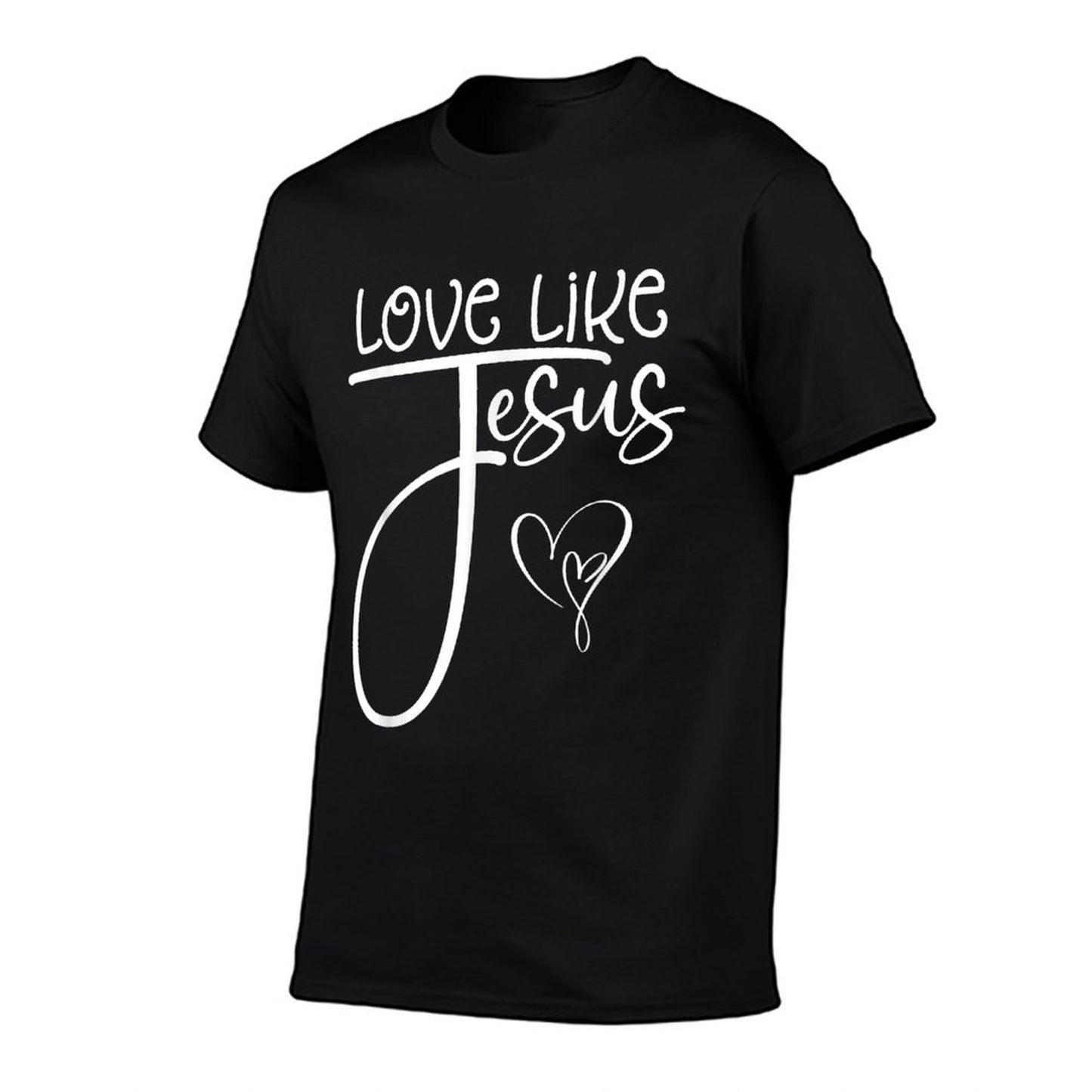 Trendy Christian Religious Love Like Jesus Stretchy T-Shirt