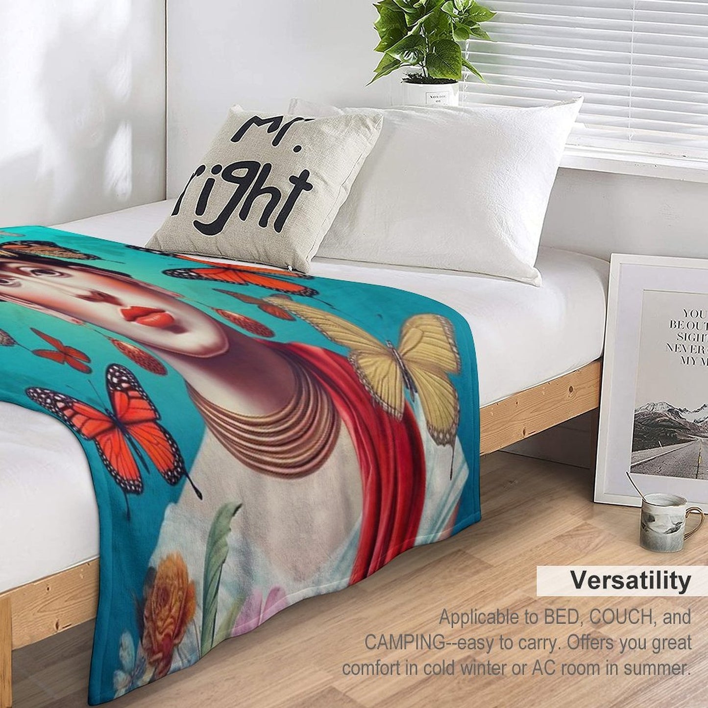 Frida Kahlo 4 Versatility Throw Blanket