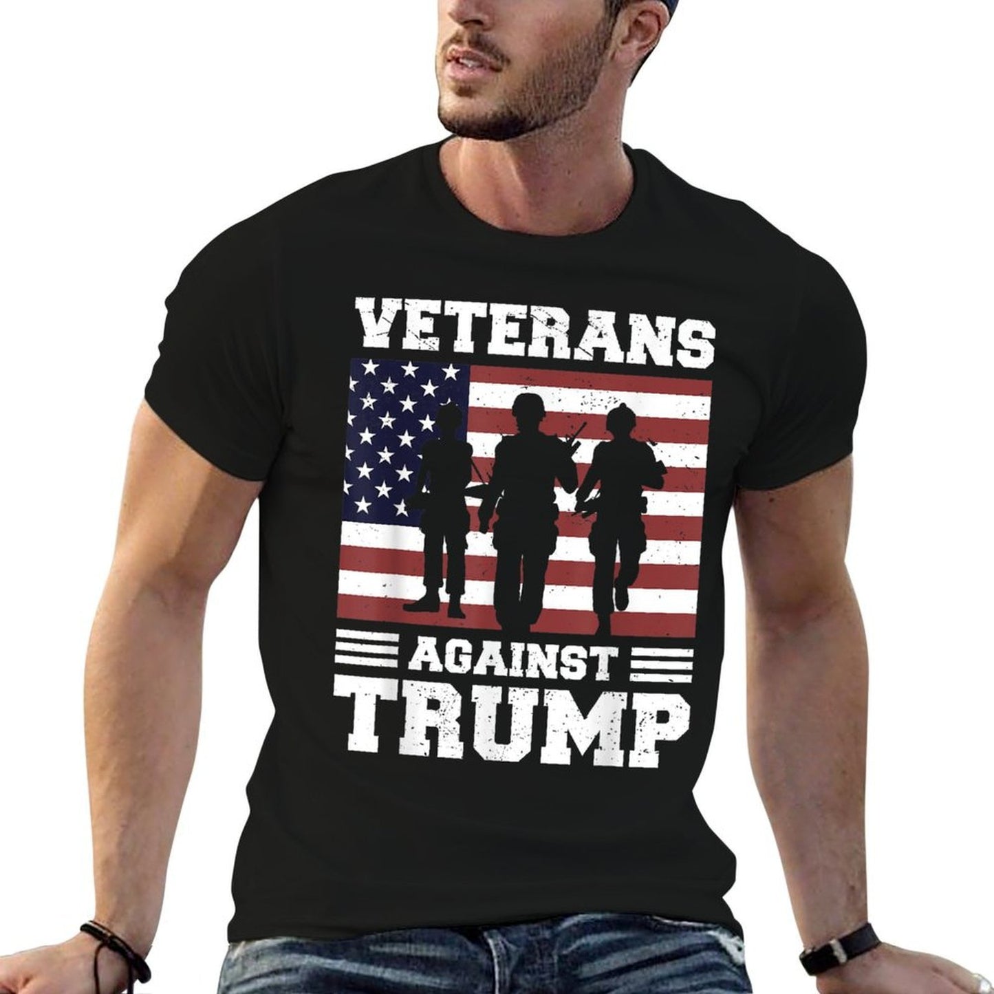 Veterans Against Trump Gift Design Breathable T-Shirt
