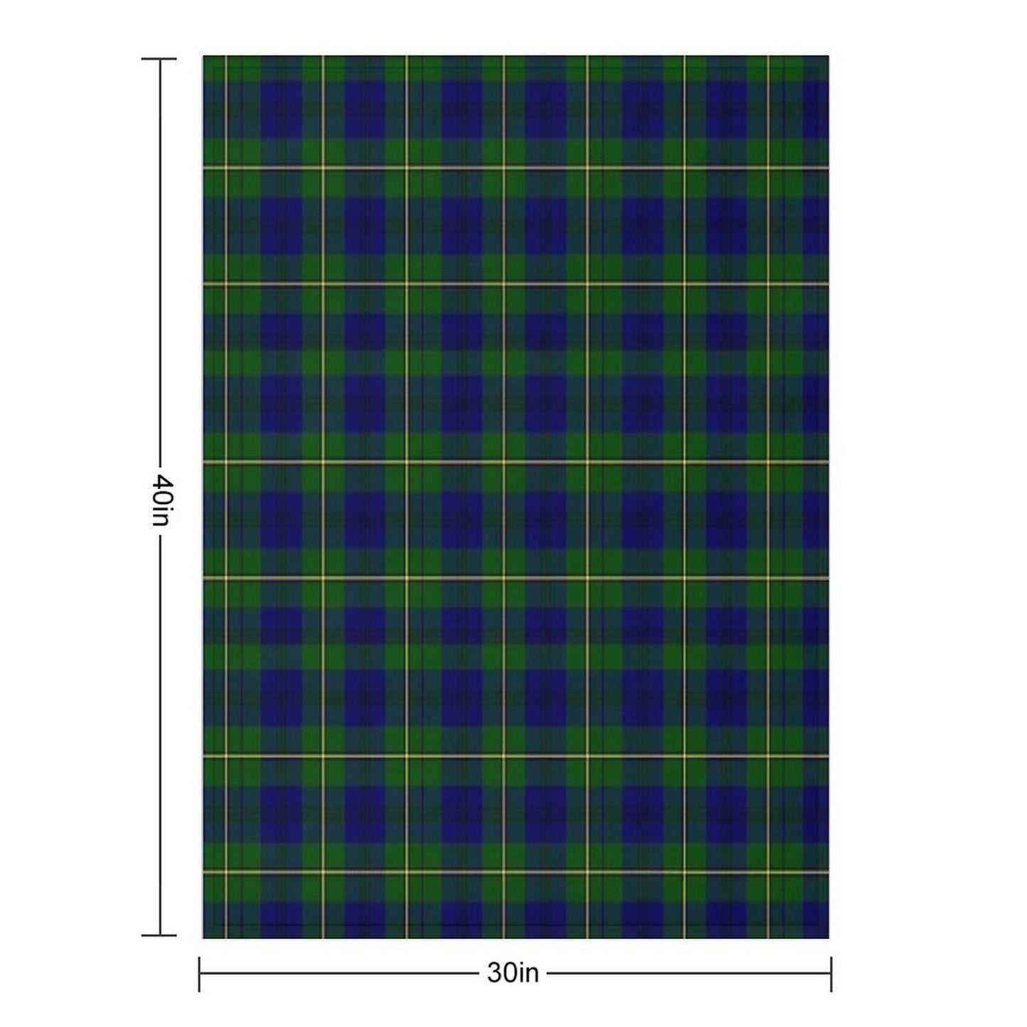 Clan Johnston Tartan Velvety-soft Throw Blanket