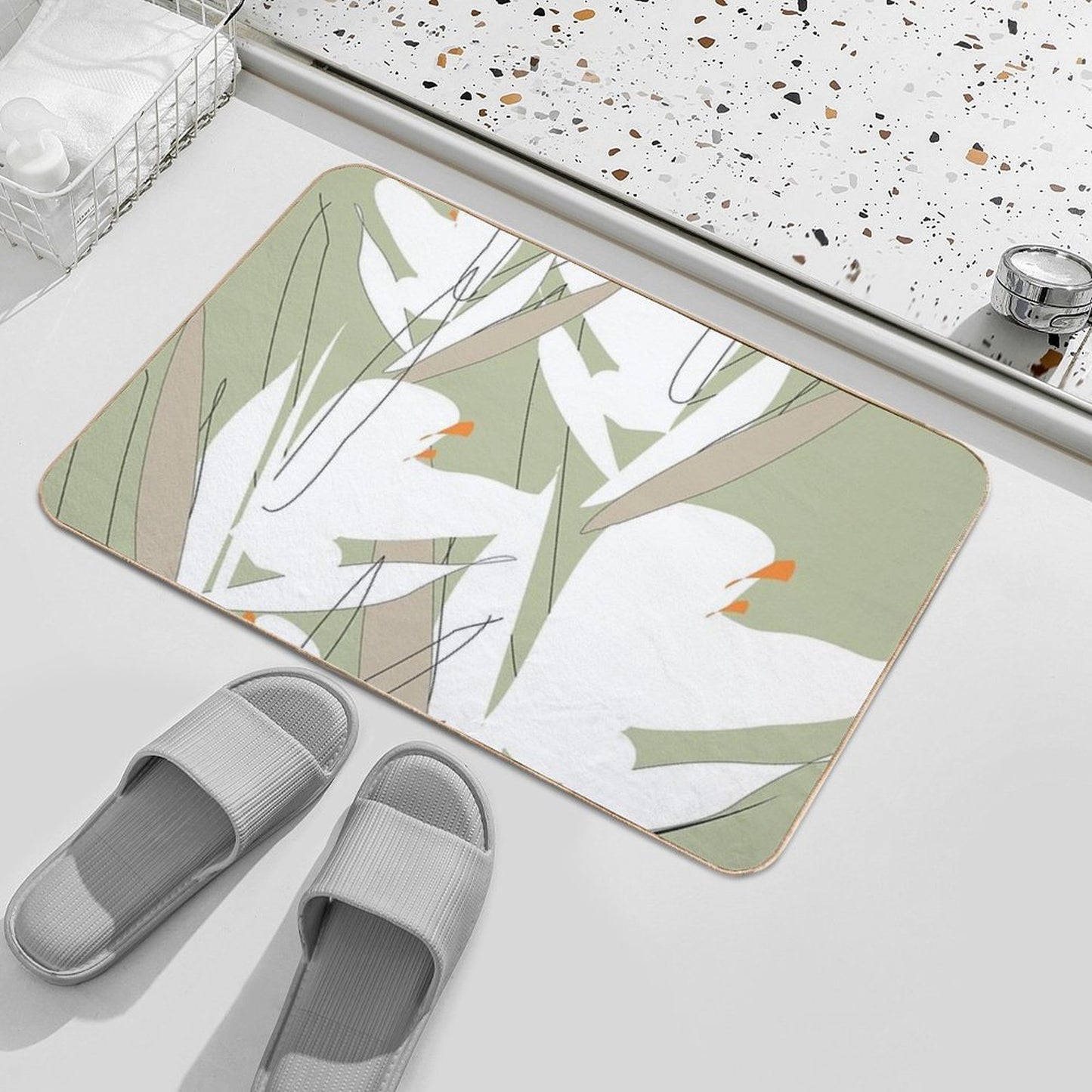 Spring Easy To Clean Bath Mat