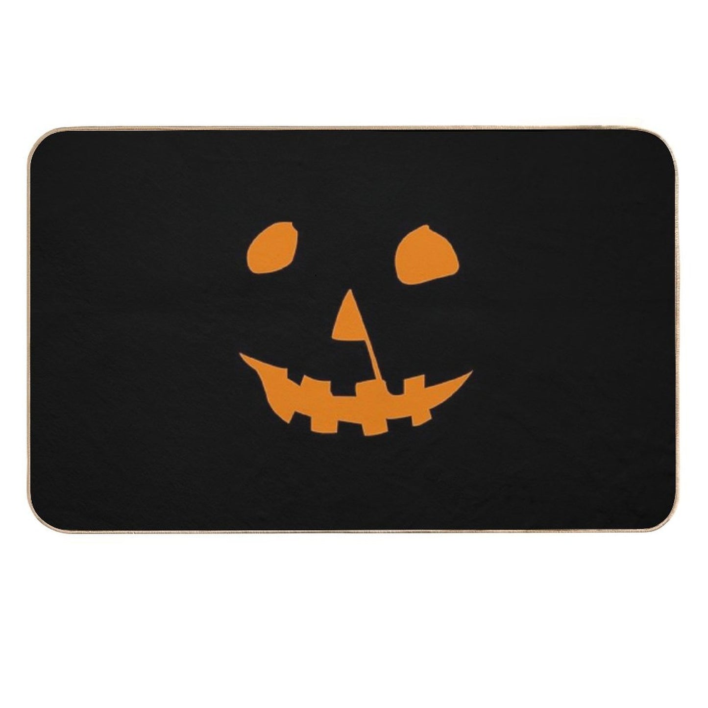 Halloween 1978 Pumpkin Shirt Jack O Lantern Absorbent Bath Mat
