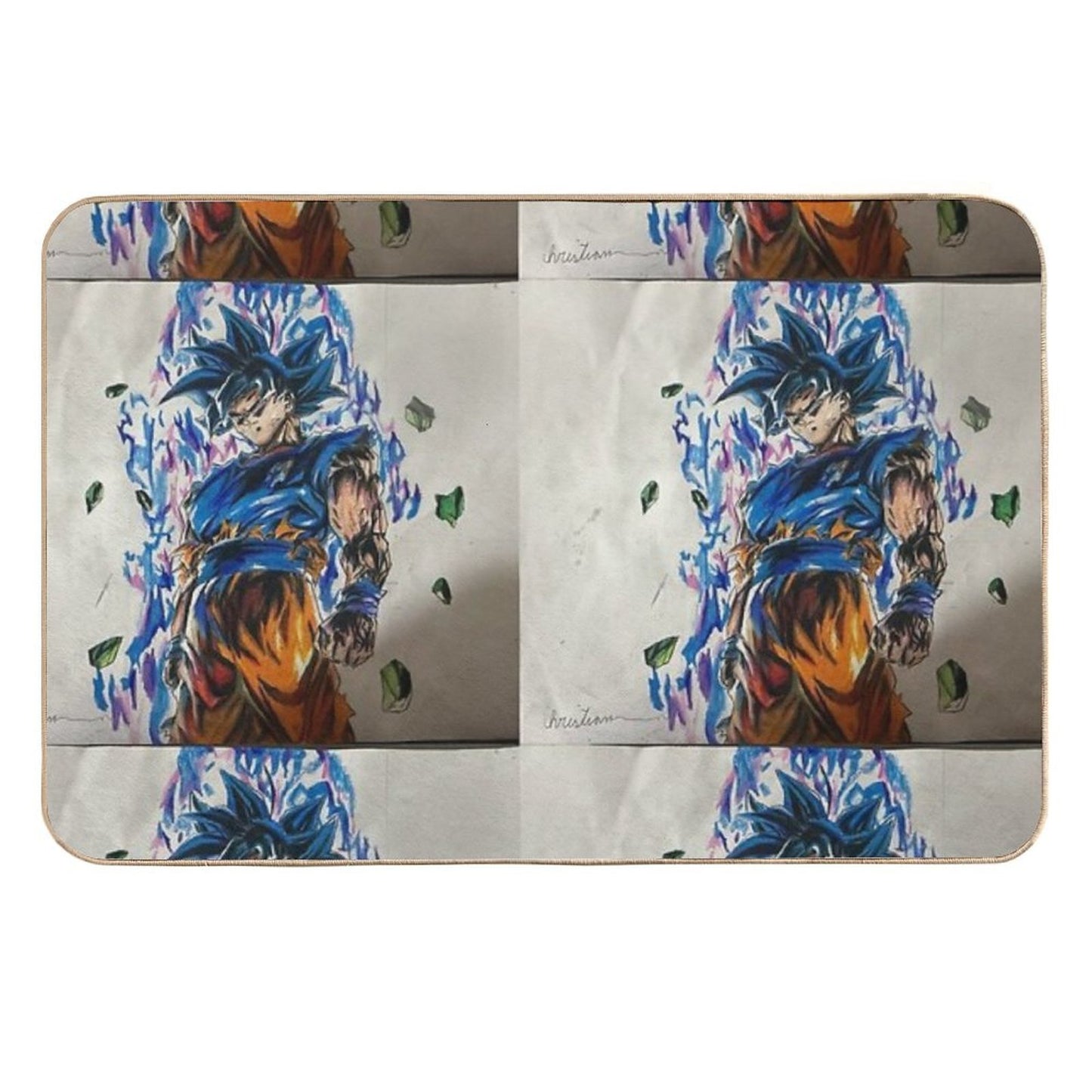 Goku Ultra Instinct Sign Versatile Bath Mat