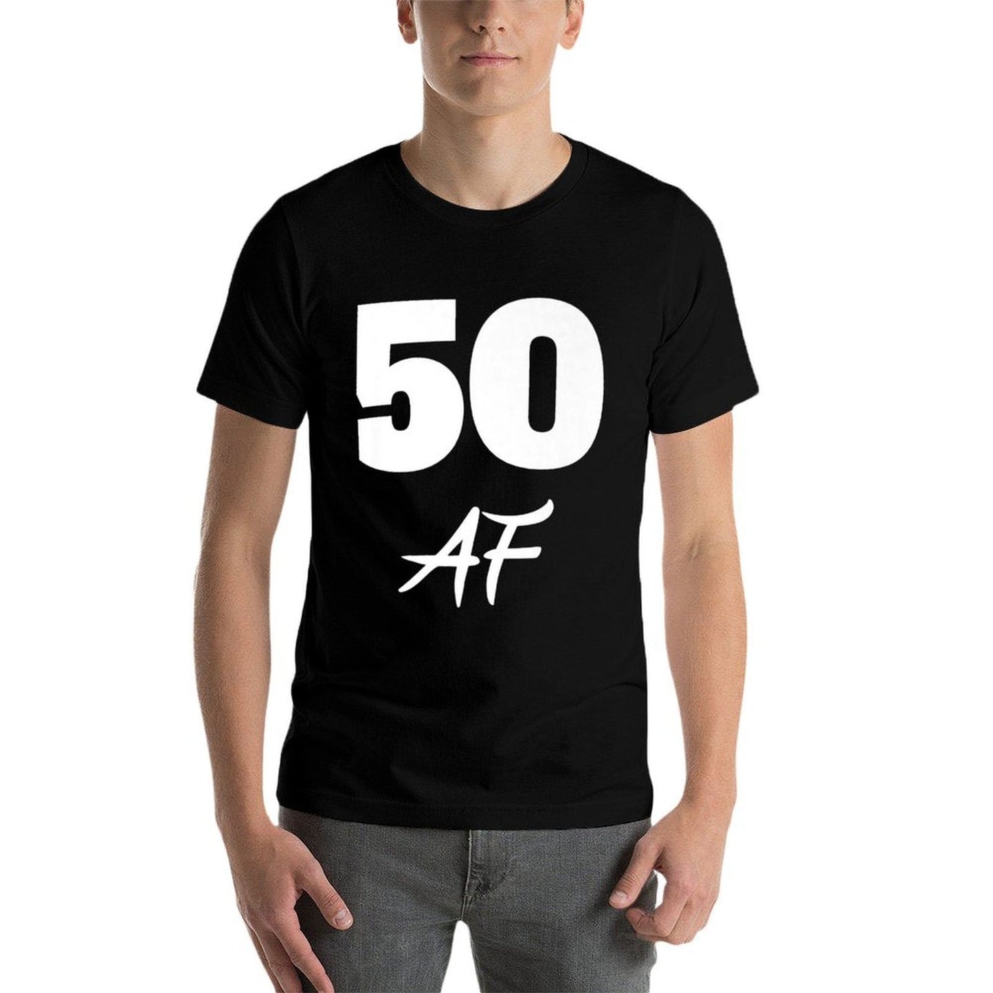 50 AF 50th Birthday Premium Cotton T-Shirt
