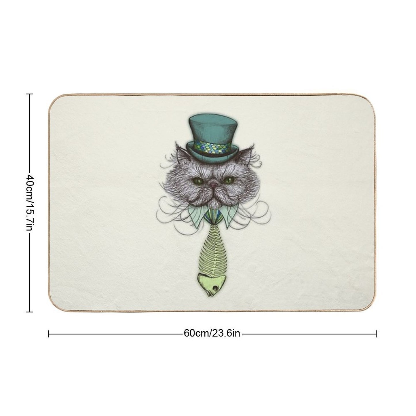 Not Your Average Cat Versatile Bath Mat