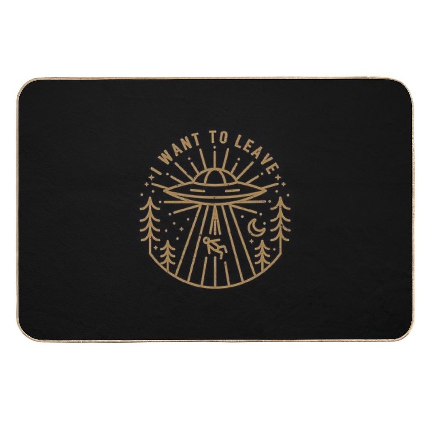 I Want To Leave Toxin-Free Bath Mat