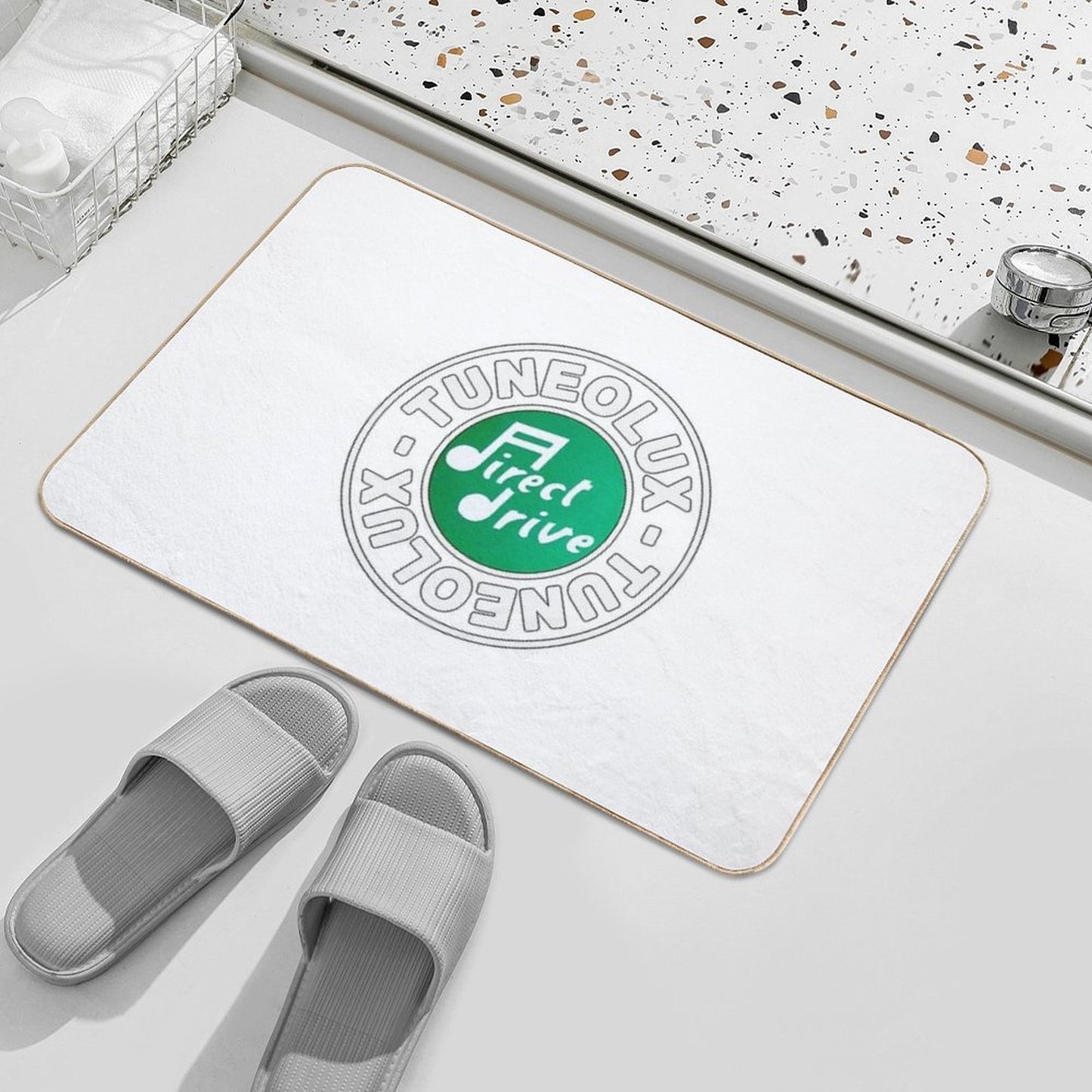Direct Drive - A Brit Funk Band from London Rapid-Drying Bath Mat