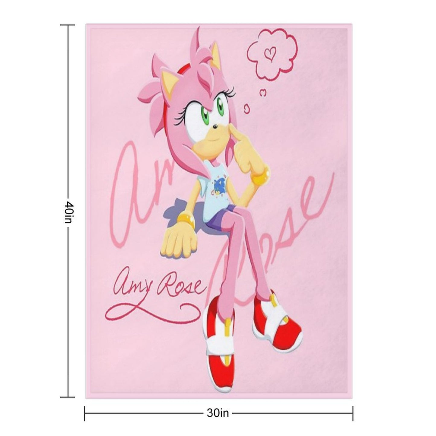Amy Rose Wrinkle-free Throw Blanket