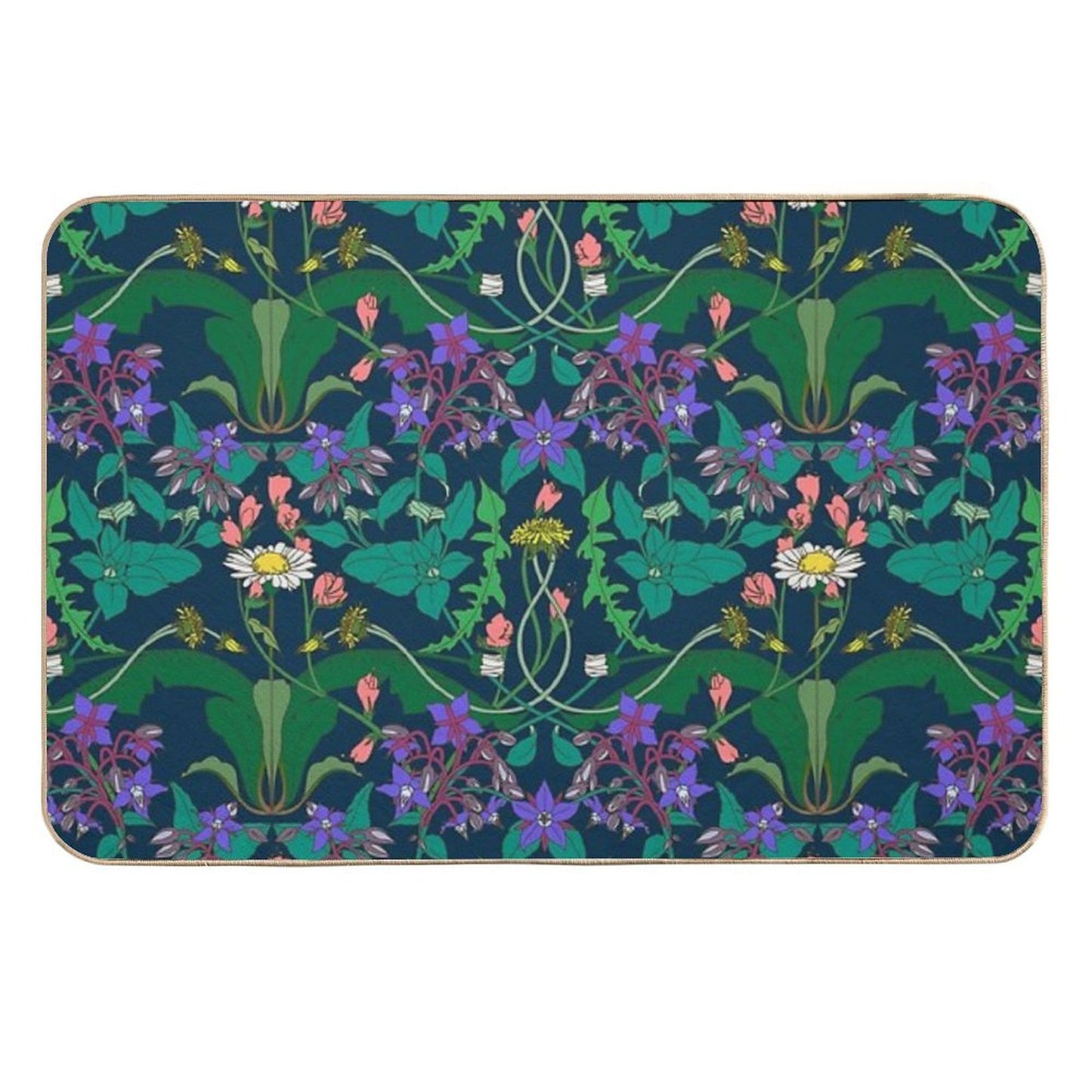 Dandelion Easy To Clean Bath Mat