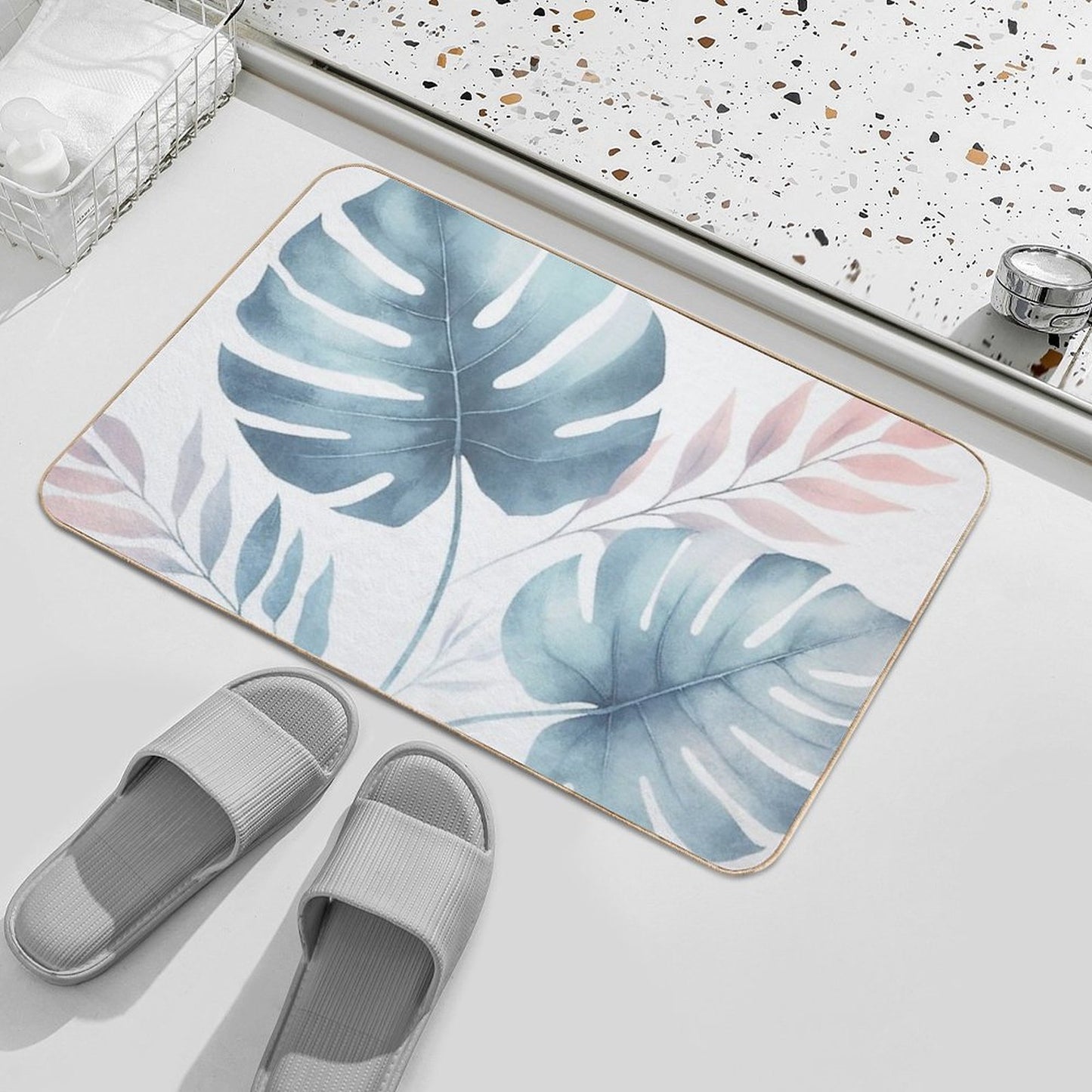 Tropical Escape Odorless Bath Mat