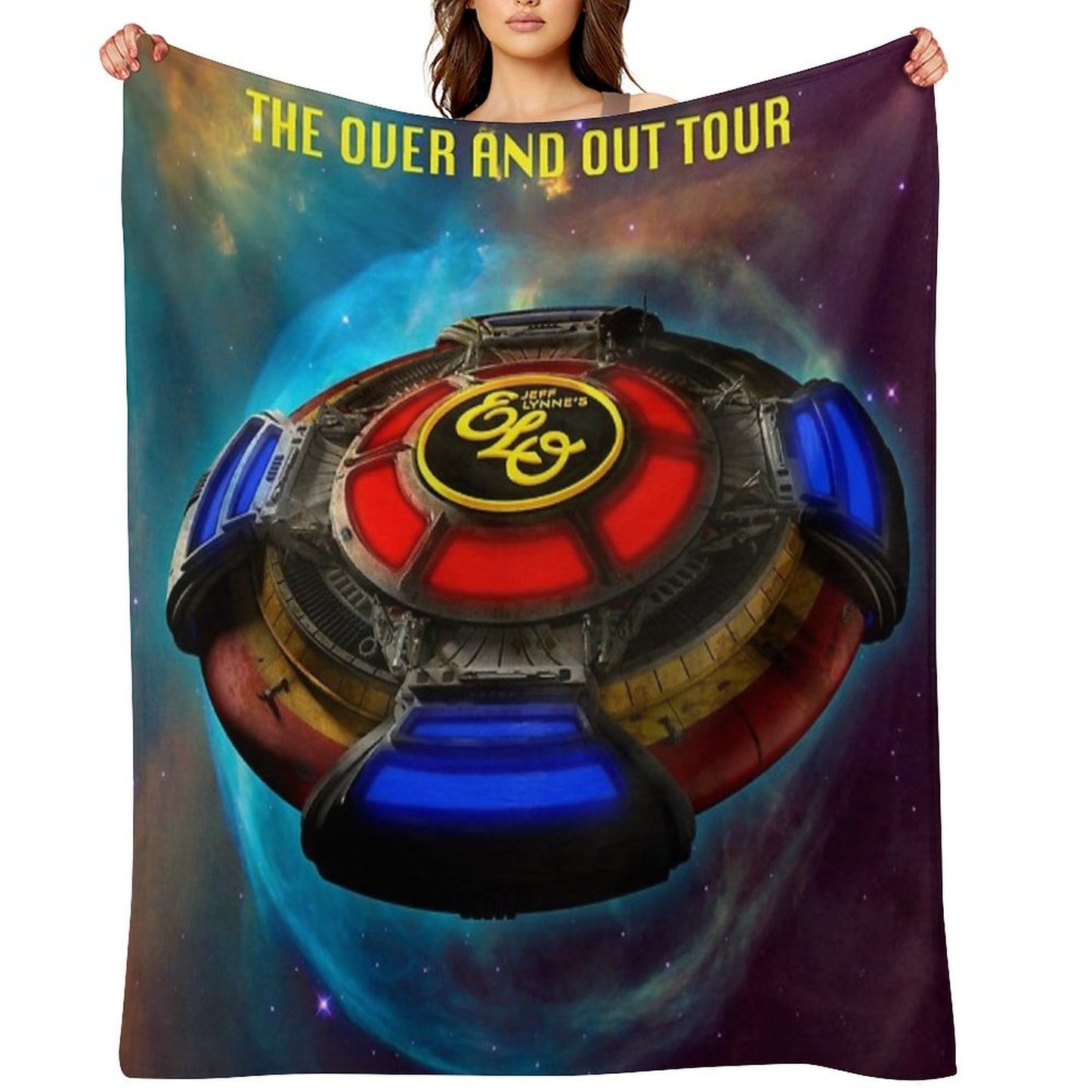 The Over And Out Tour Velvety-soft Throw Blanket