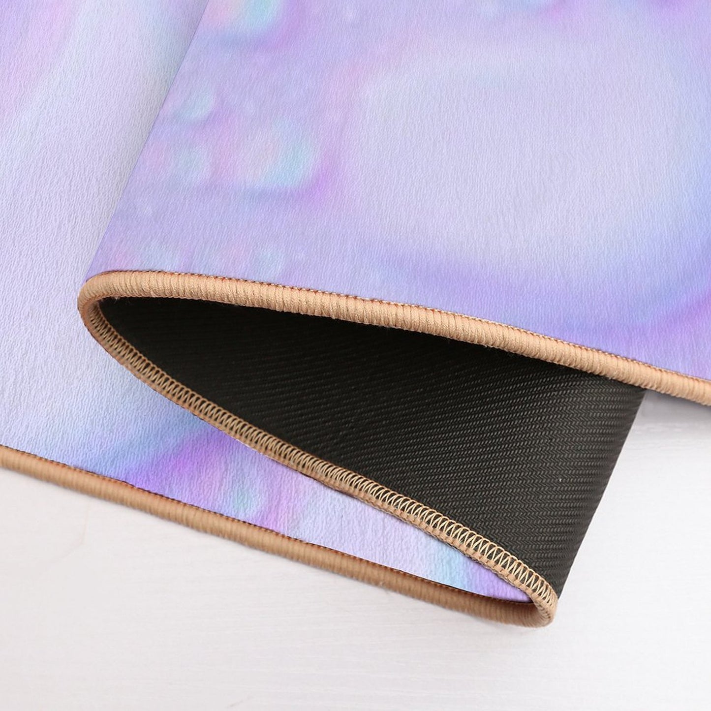 Lavender Glitch Drops Long-Lasting Bath Mat