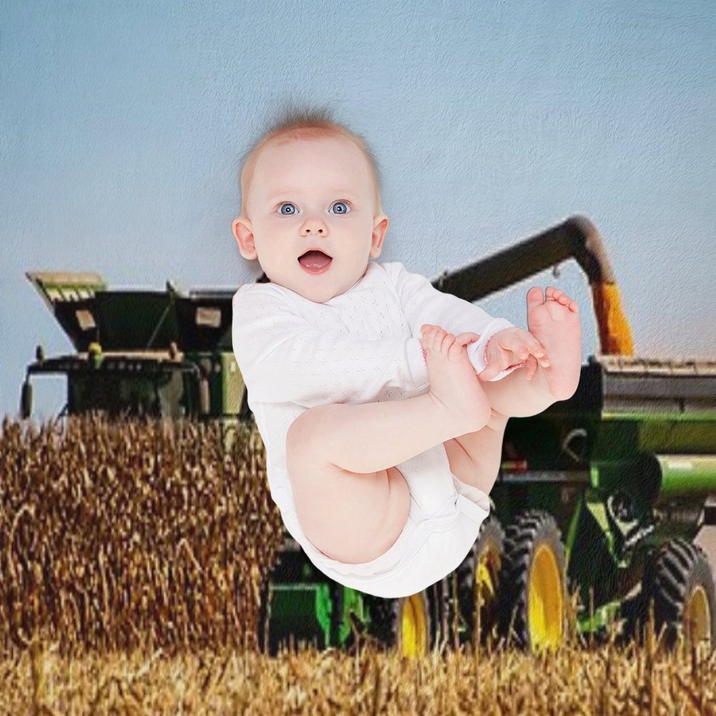 Corn Harvest Anti-pilling Throw Blanket