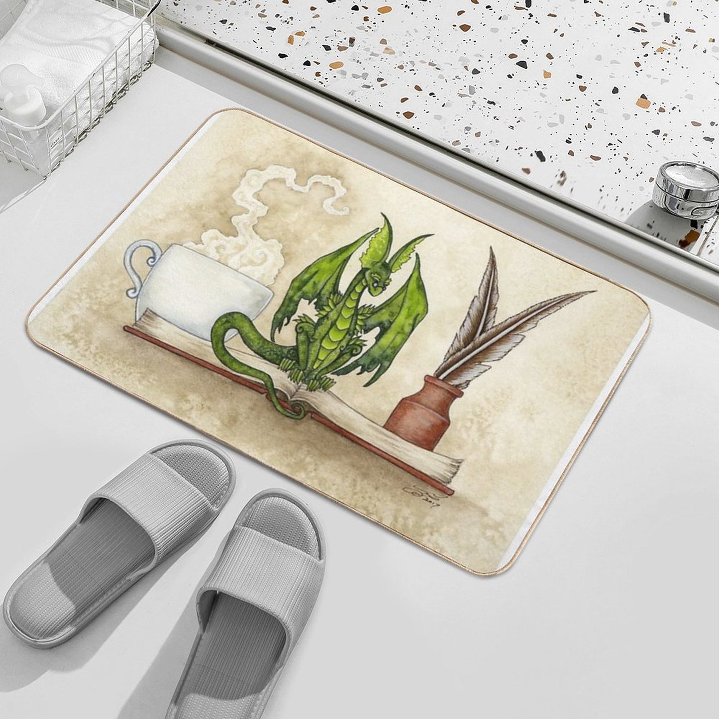 The Scholar Pet-Safe Bath Mat