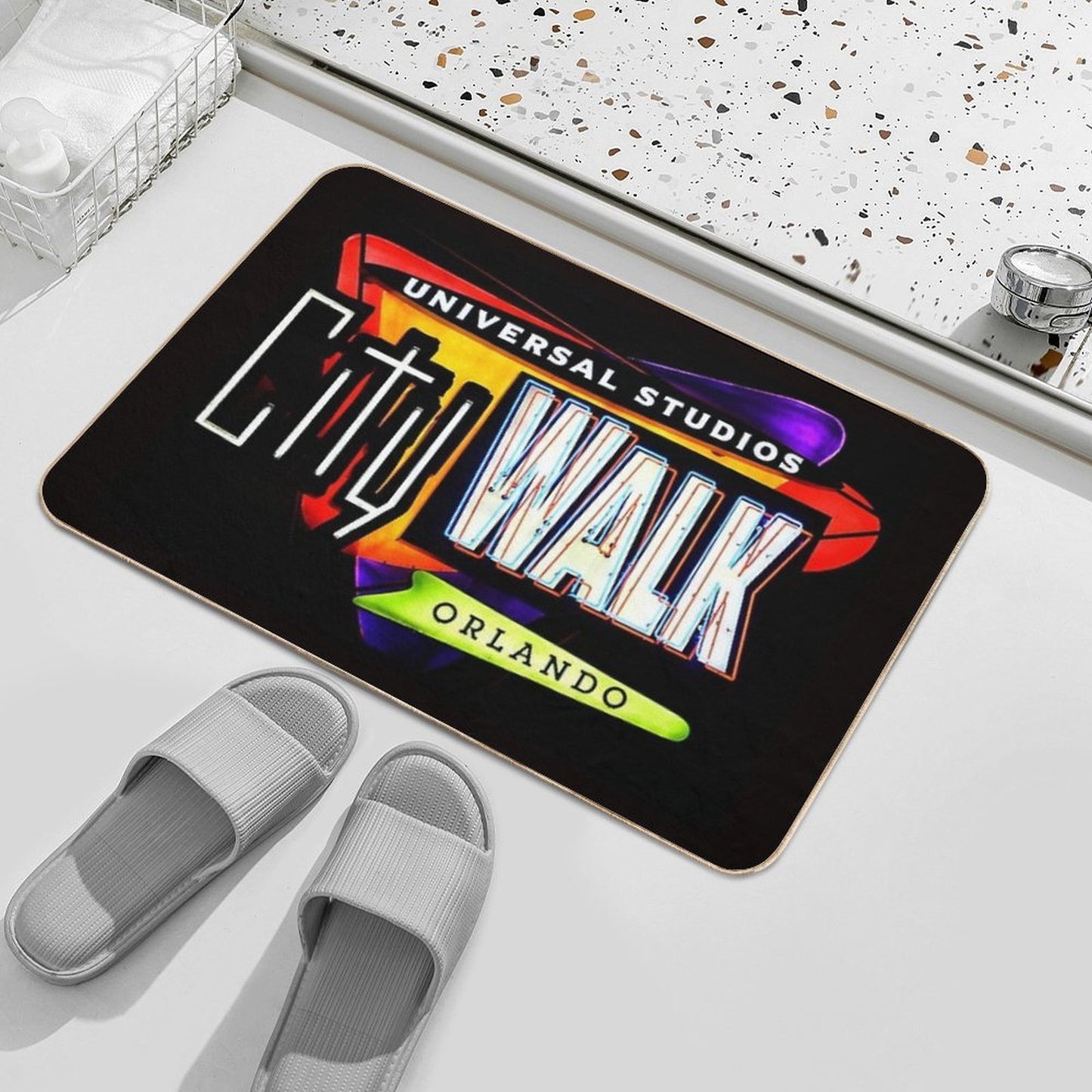 Universal CityWALK Orlando Fade-Resistant Bath Mat