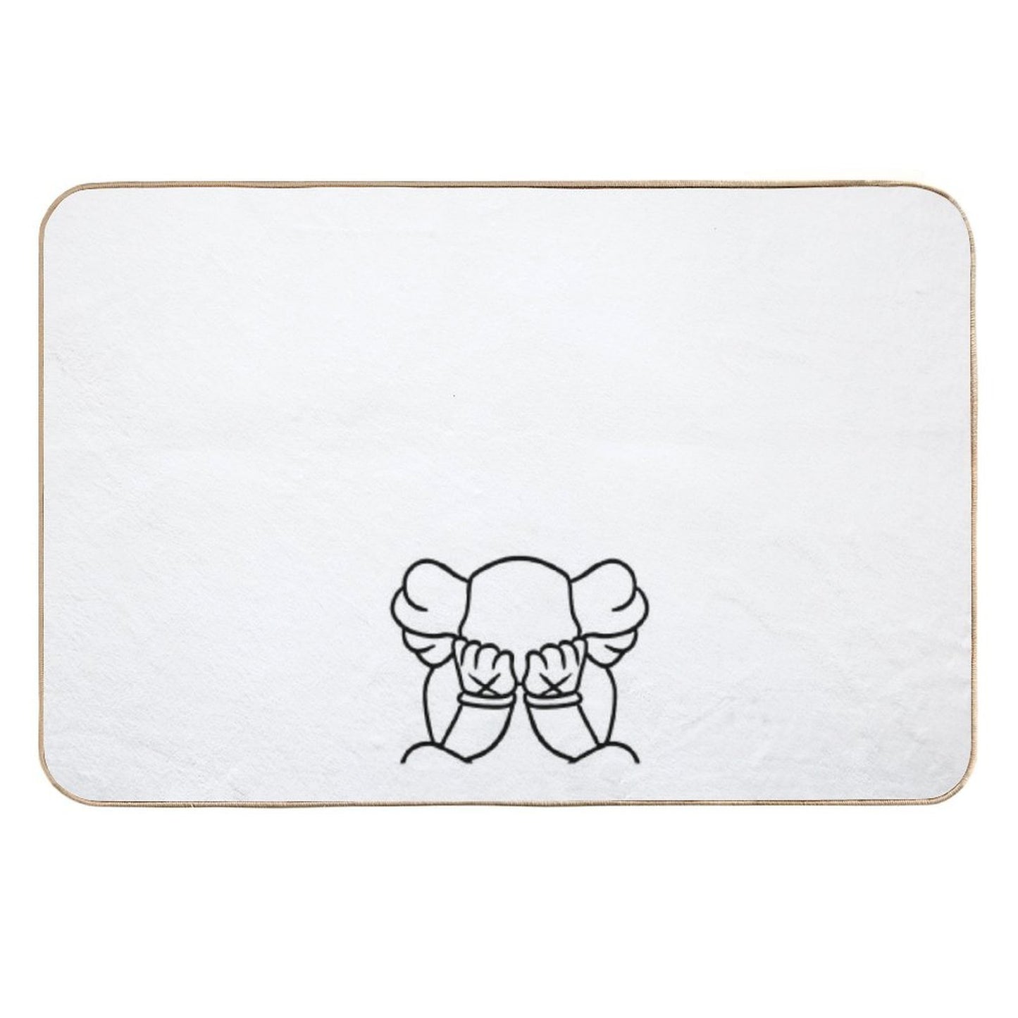 Crying Bear Easy To Clean Bath Mat