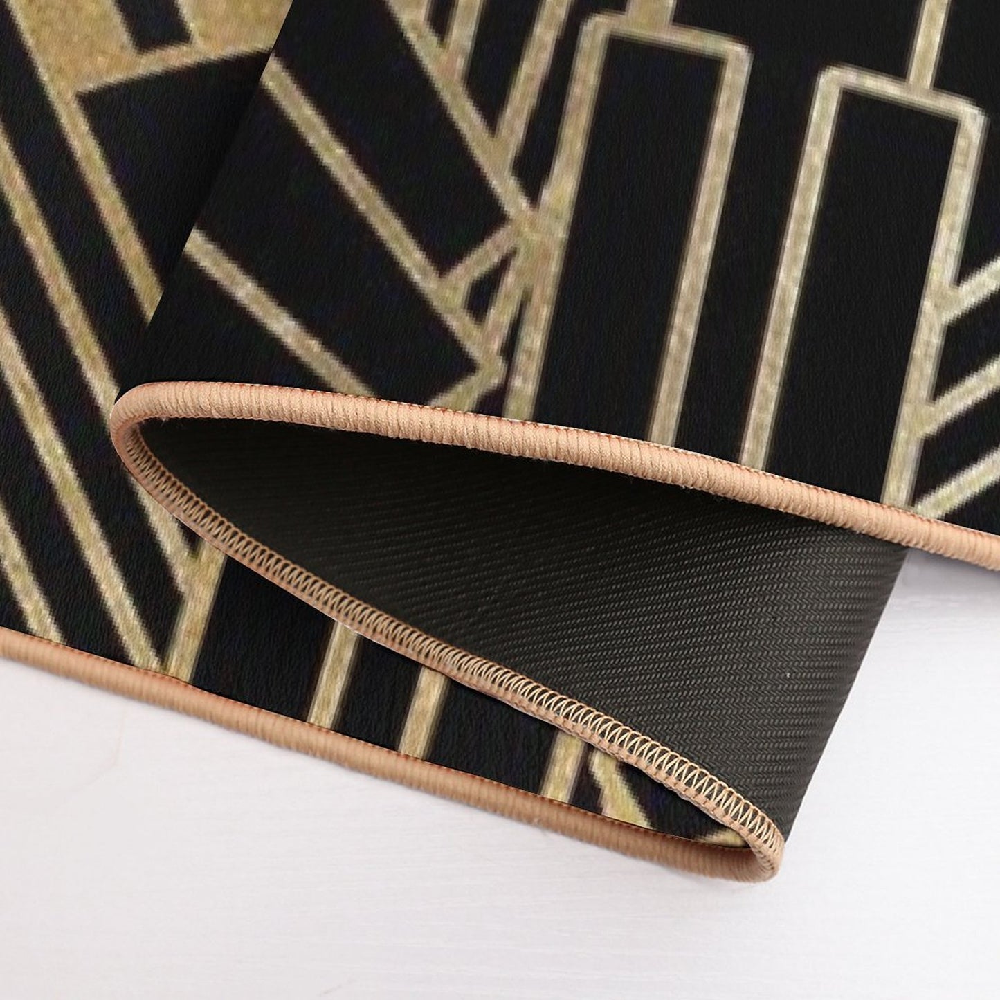 Art Deco Design Non-Slip Bath Mat