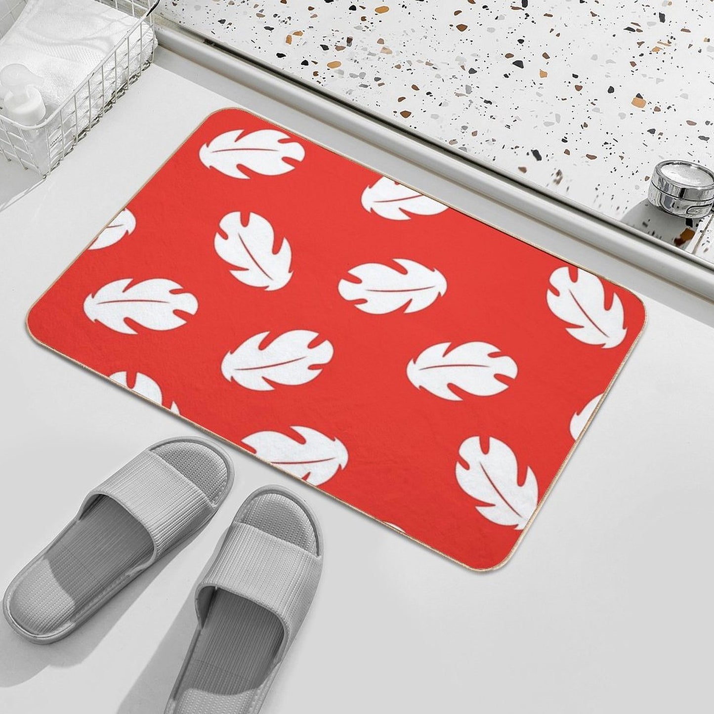 The Original Lilo Floral Pet-Safe Bath Mat