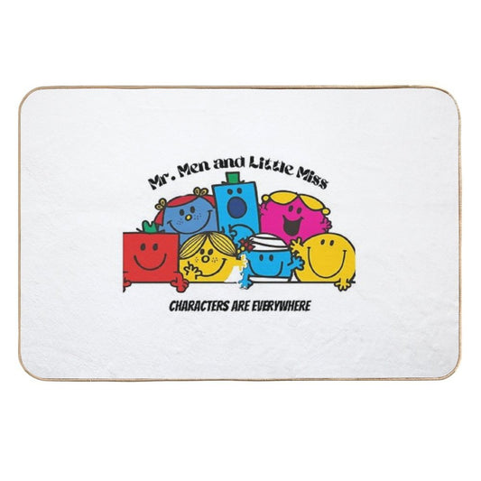 Mr. Men And Little Miss Are Everywhere  Dirt-Trapping Bath Mat