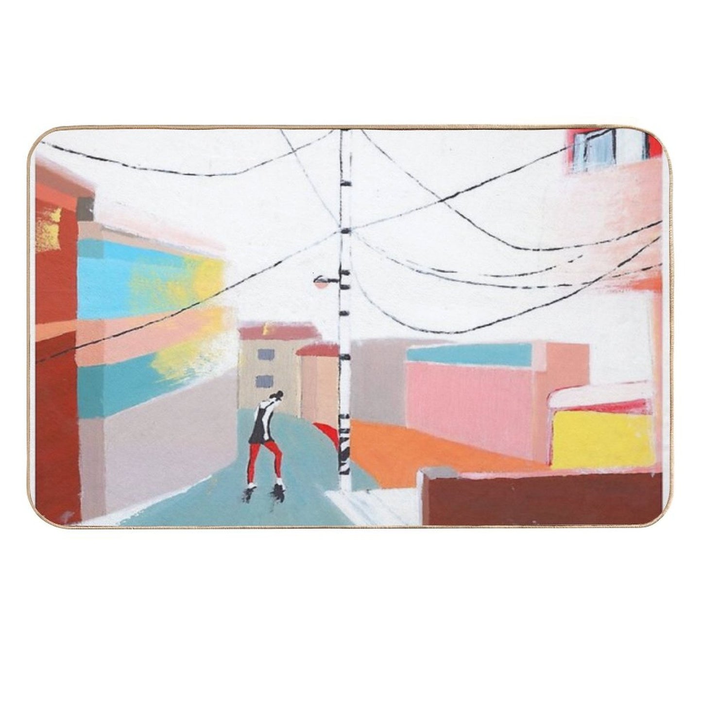 Dancing in The Street Absorbent Bath Mat