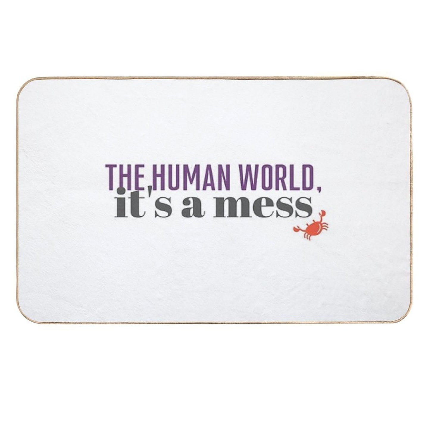 The Human World Easy Maintenance Bath Mat