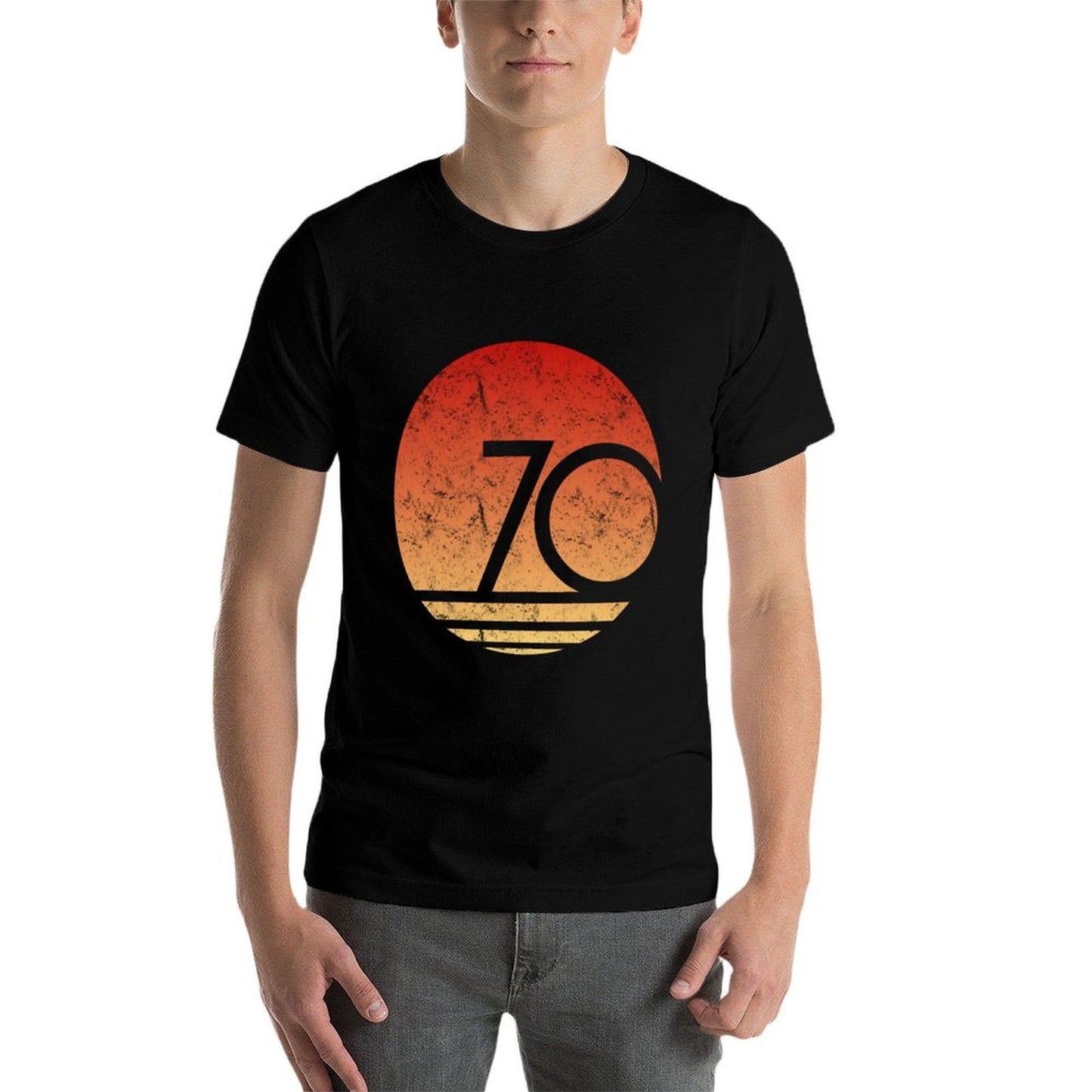 50th Birthday Vintage 1970 Distressed Odor-resistant T-Shirt