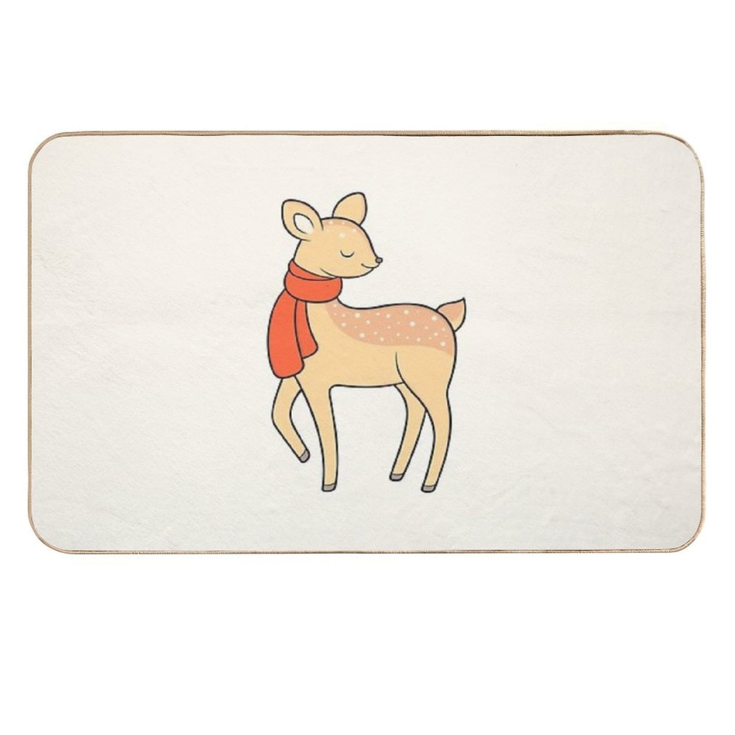 Deer Easy Maintenance Bath Mat