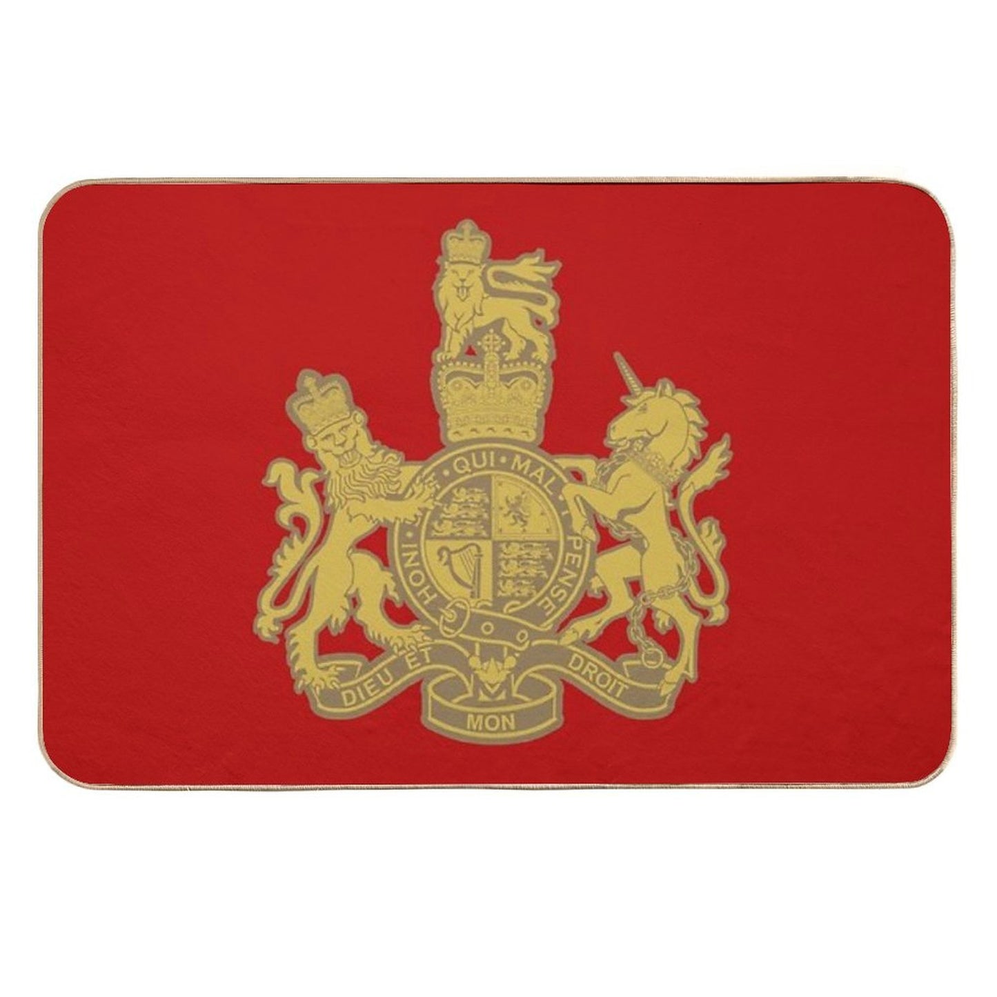 BRITISH ROYAL COAT OF ARMS Long-Lasting Bath Mat