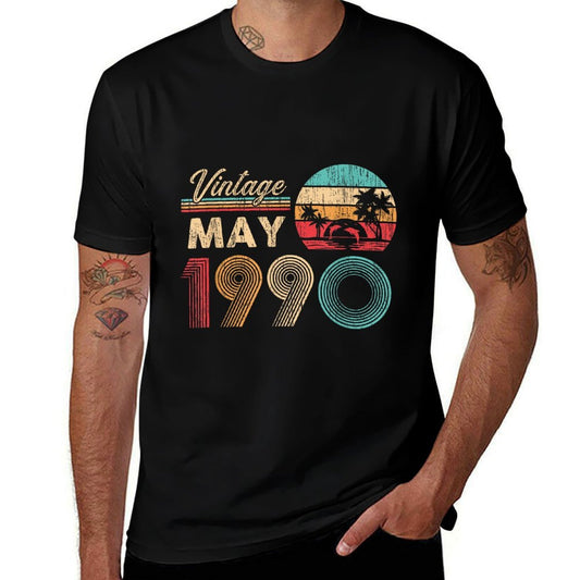 Vintage Legend Since May 1990 Retro 30th Birthday  Vintage-inspired T-Shirt