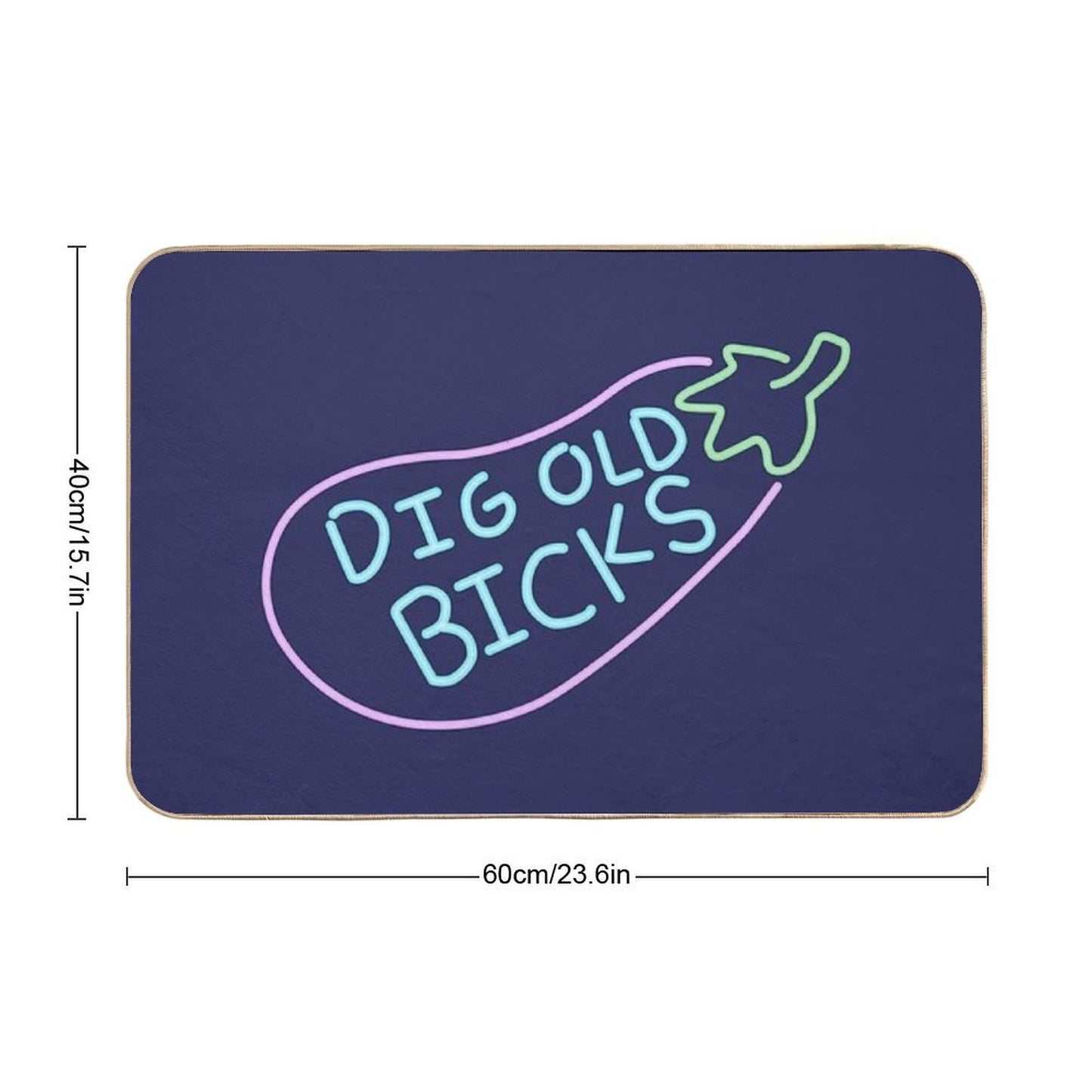 Dig Old Bicks Multi-Purpose Bath Mat