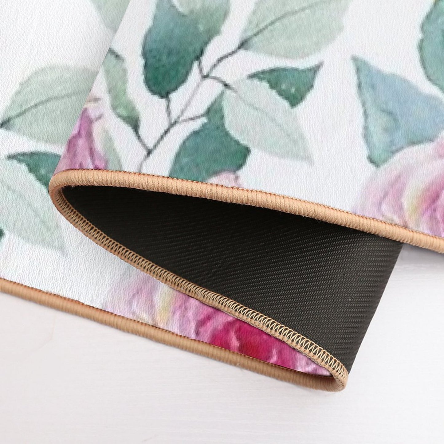 Watercolor Roses  Versatile Bath Mat