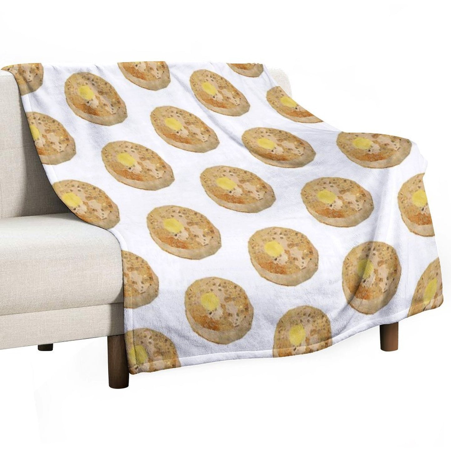 Crumpet Comfort Throw Blanket