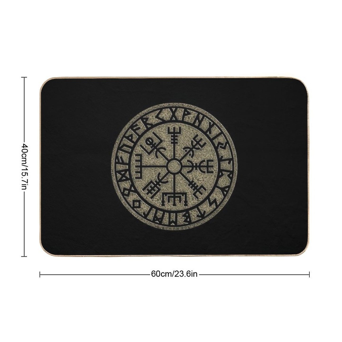 Vegvisir, Viking Compass, Norse, Symbol, Protection, Nordic, Vikings Multi-Purpose Bath Mat