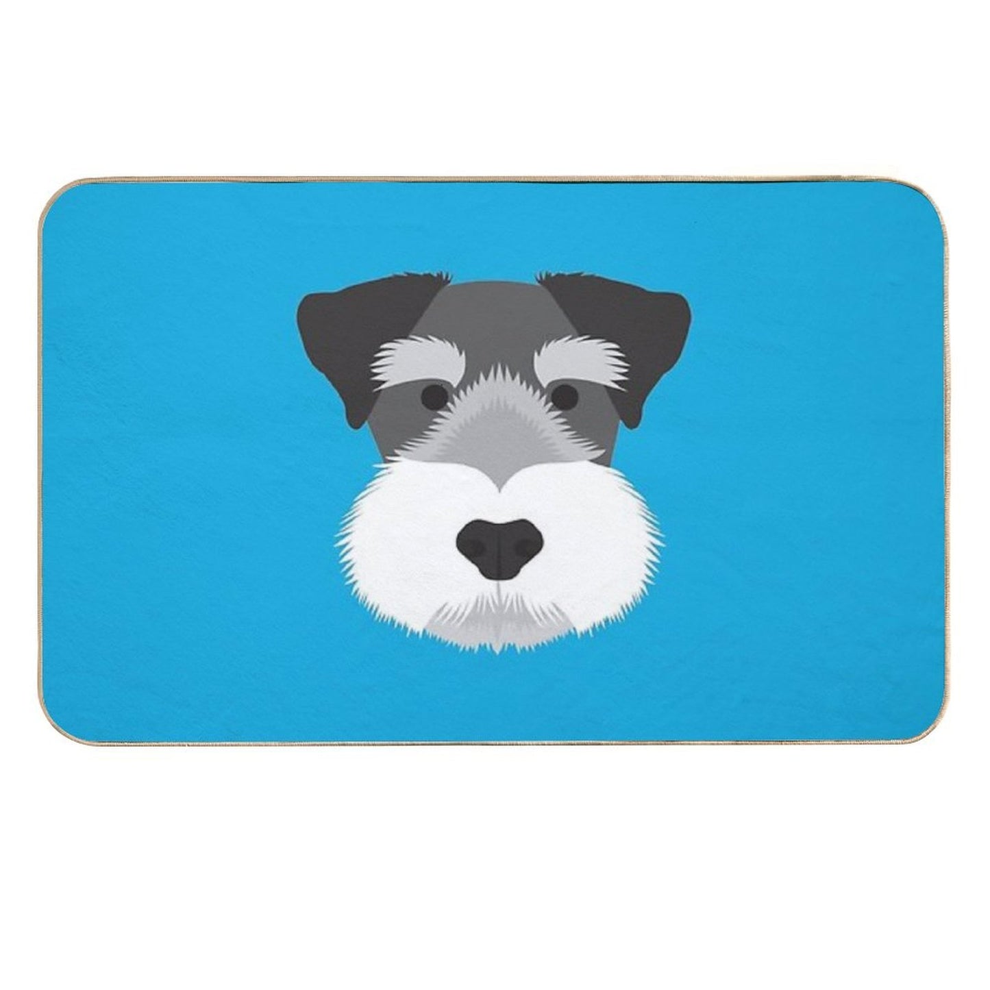 Miniature Schnauzer Versatile Bath Mat