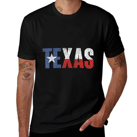 Texas Vintage TX Souvenir Map for Men Women Kids Boys  Lightweight T-Shirt