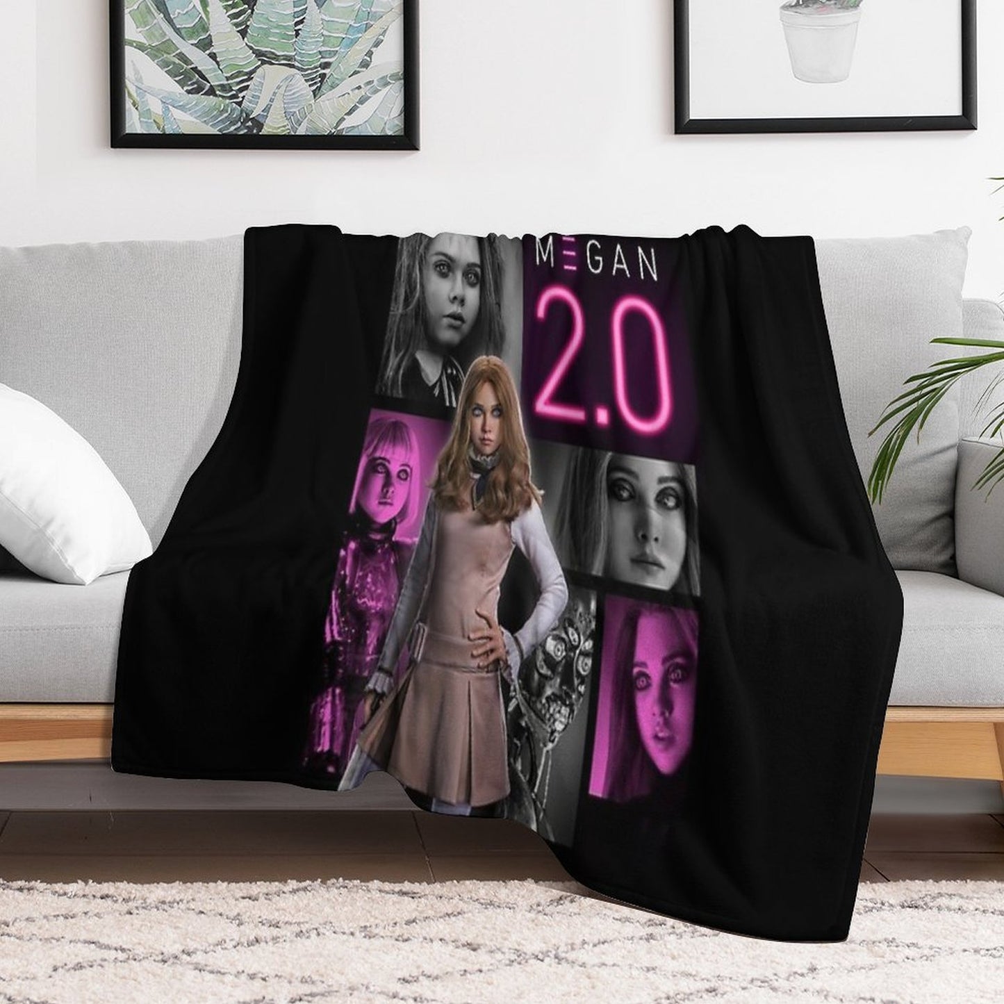 M3GAN 2 Eco-conscious Throw Blanket