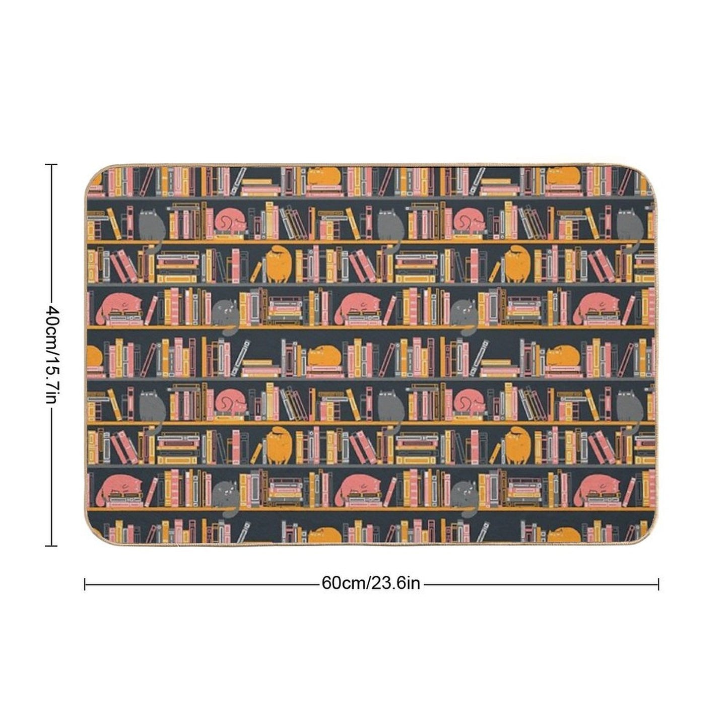 Cat Library Pet-Safe Bath Mat